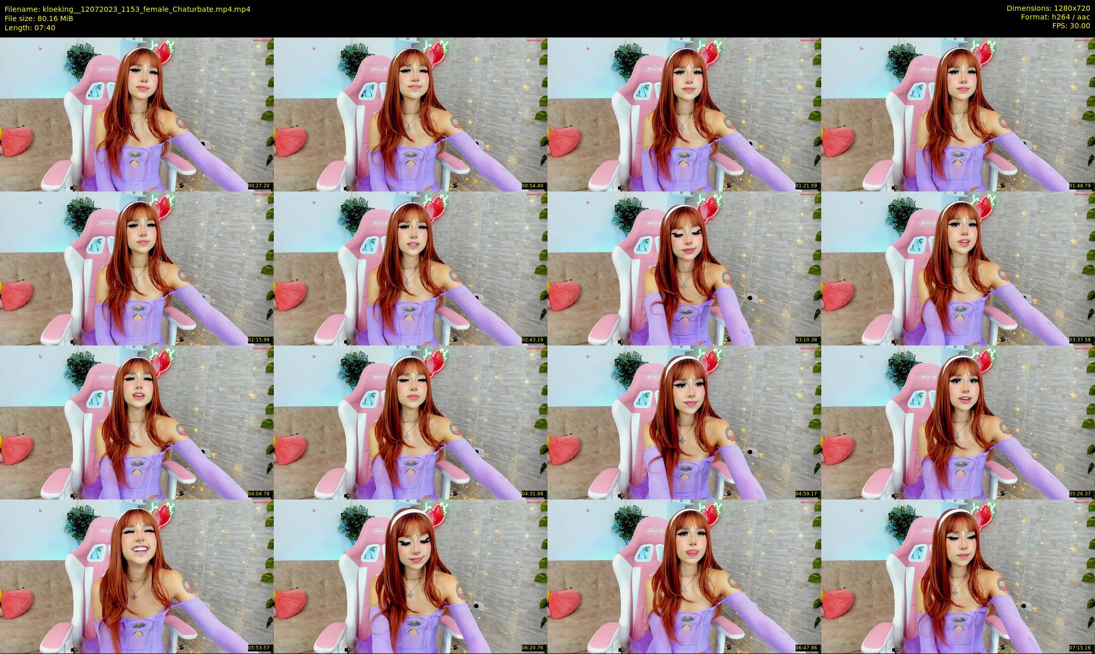 kloeking_ — 8 minute Chaturbate female cam show recording, 720p, Jul 12, 2023