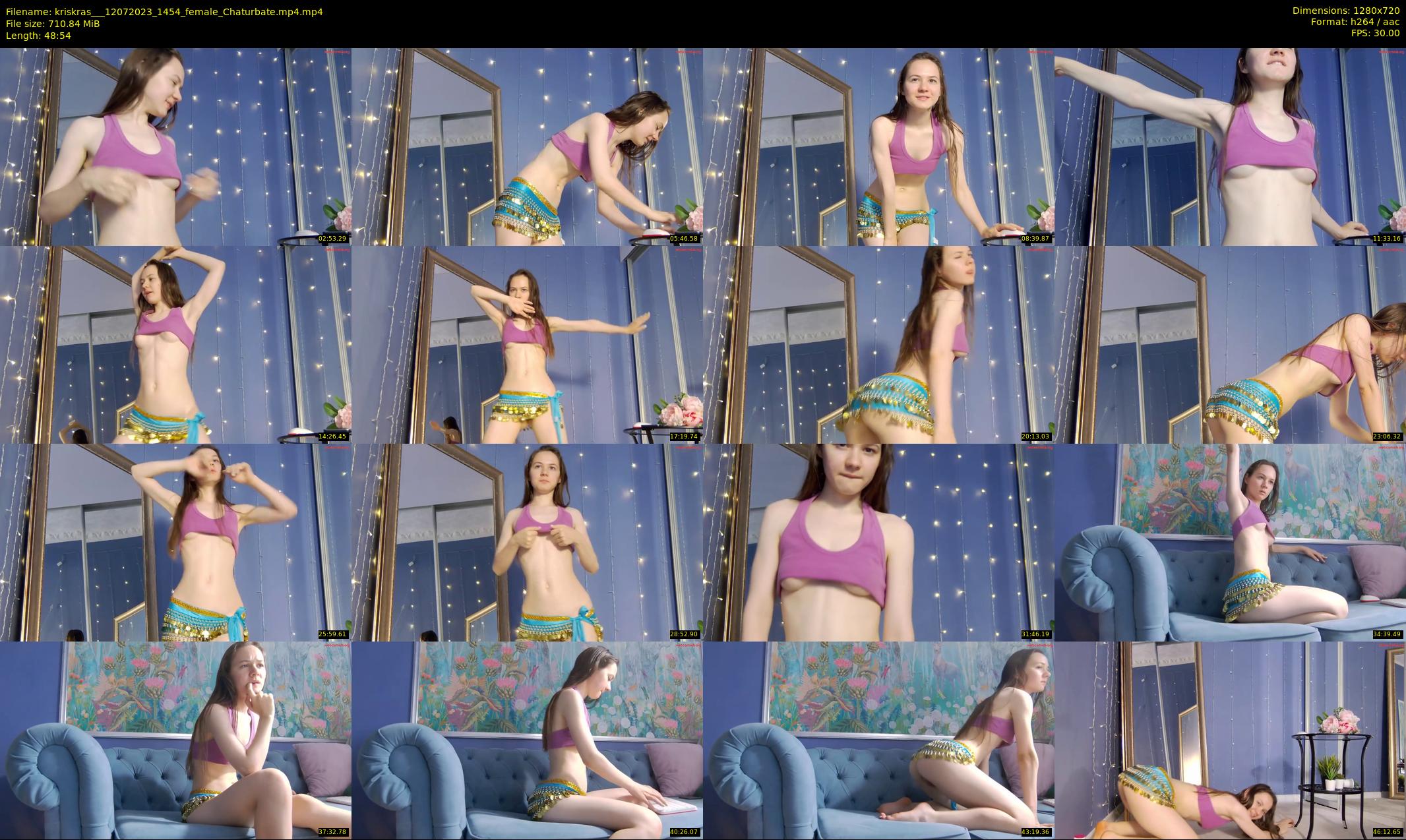 kriskras__ — 49 minute Chaturbate female cam show recording, 720p, Jul 12, 2023