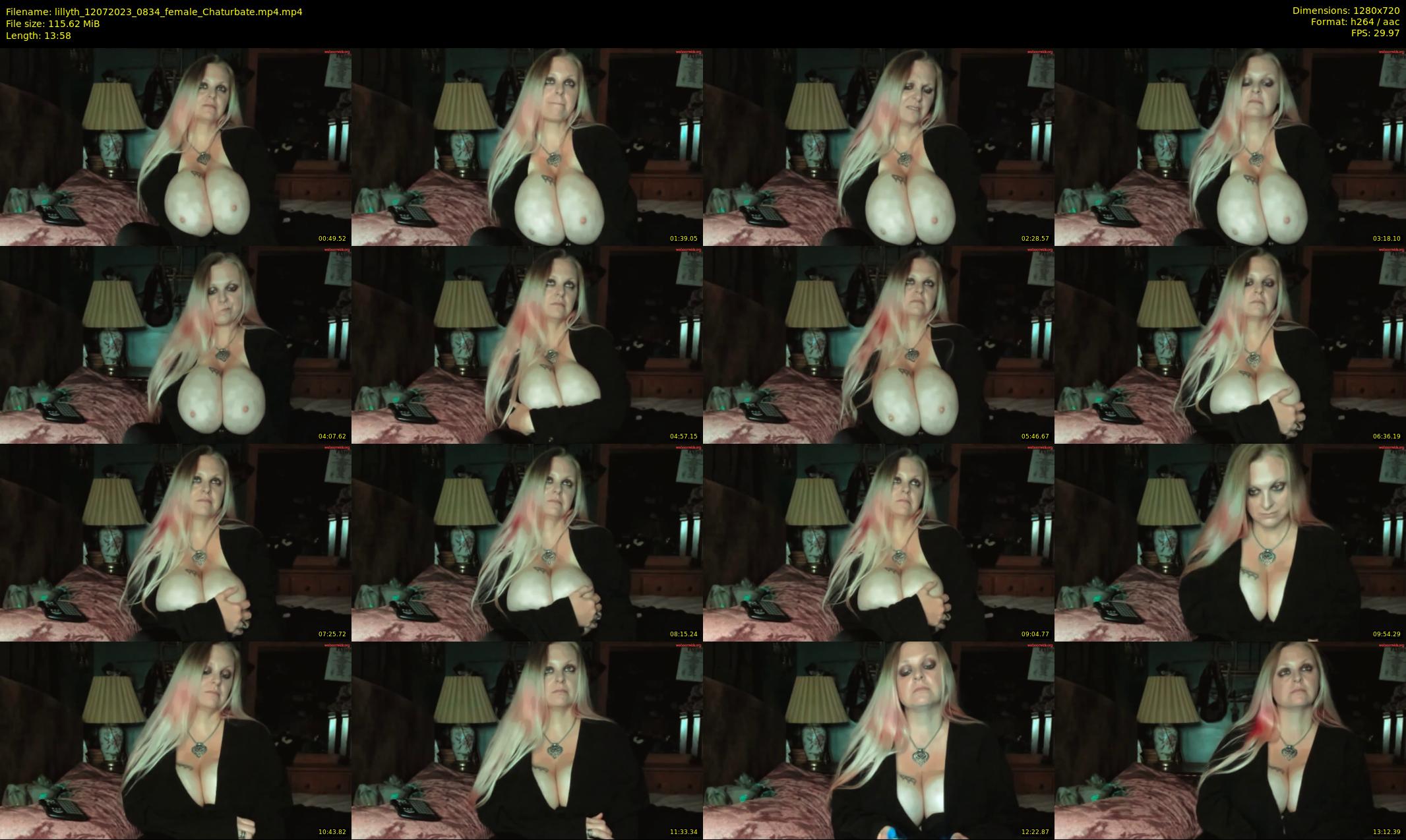 lillyth — 14 minute Chaturbate female cam show recording, 720p, Jul 12, 2023