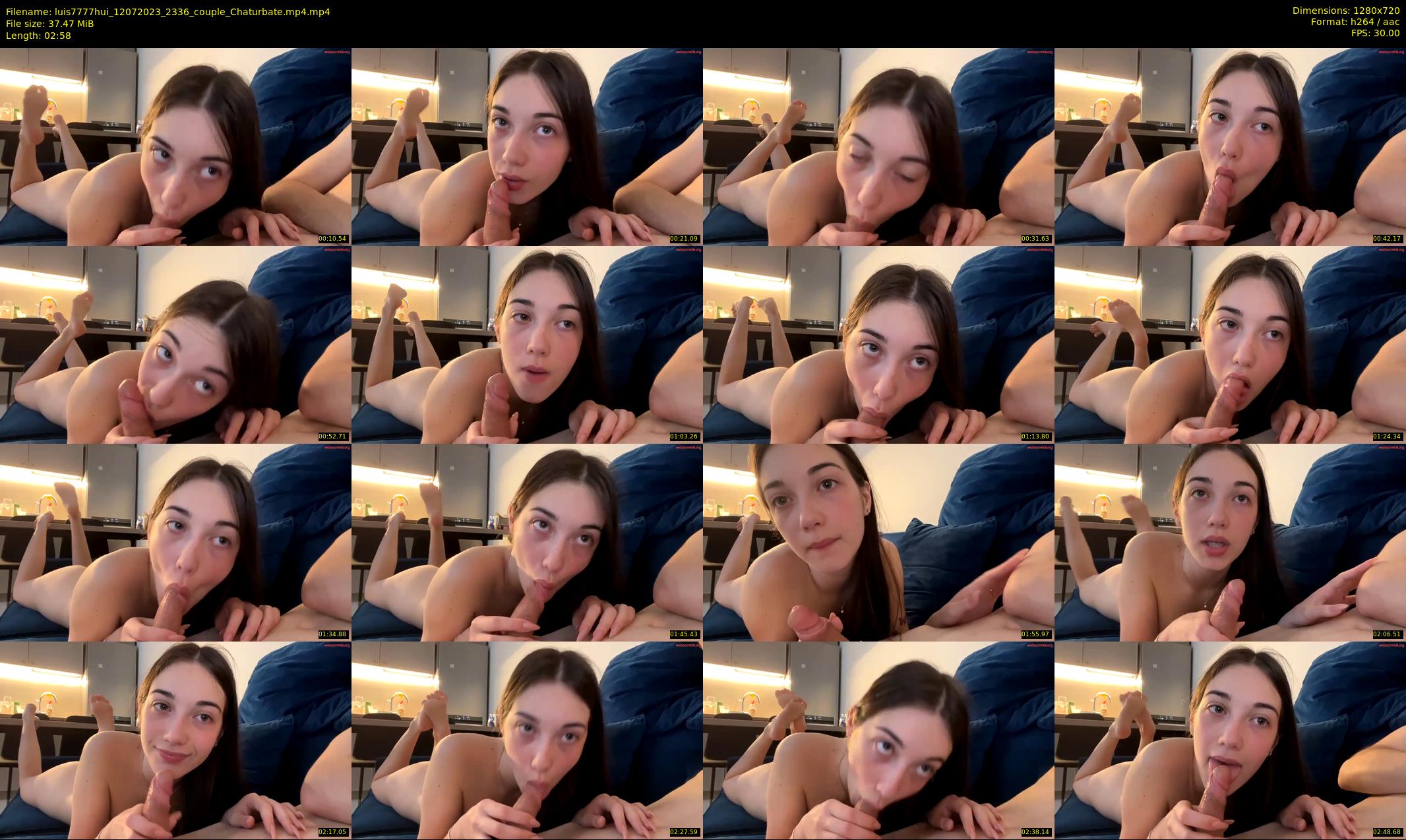 luis7777hui — 3 minute Chaturbate couple cam show recording, 720p, Jul 12, 2023