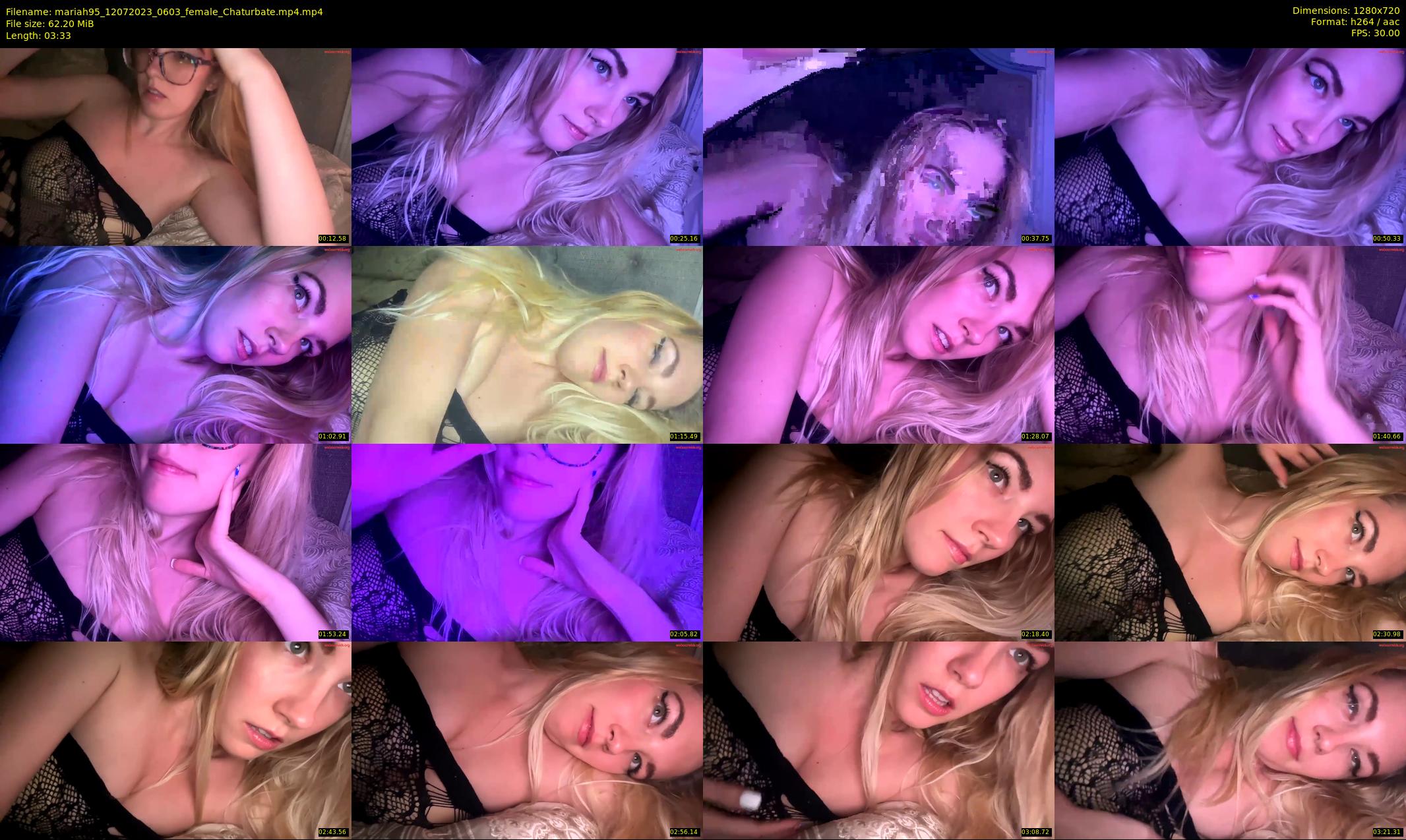 mariah95 — 4 minute Chaturbate female cam show recording, 720p, Jul 12, 2023
