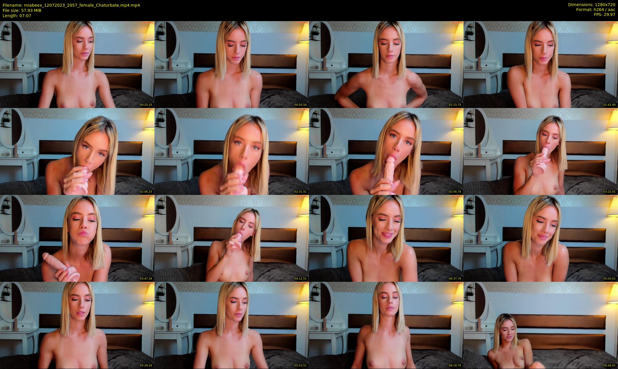 miabeex — 8 minute Chaturbate female cam show recording, 720p, Jul 12, 2023