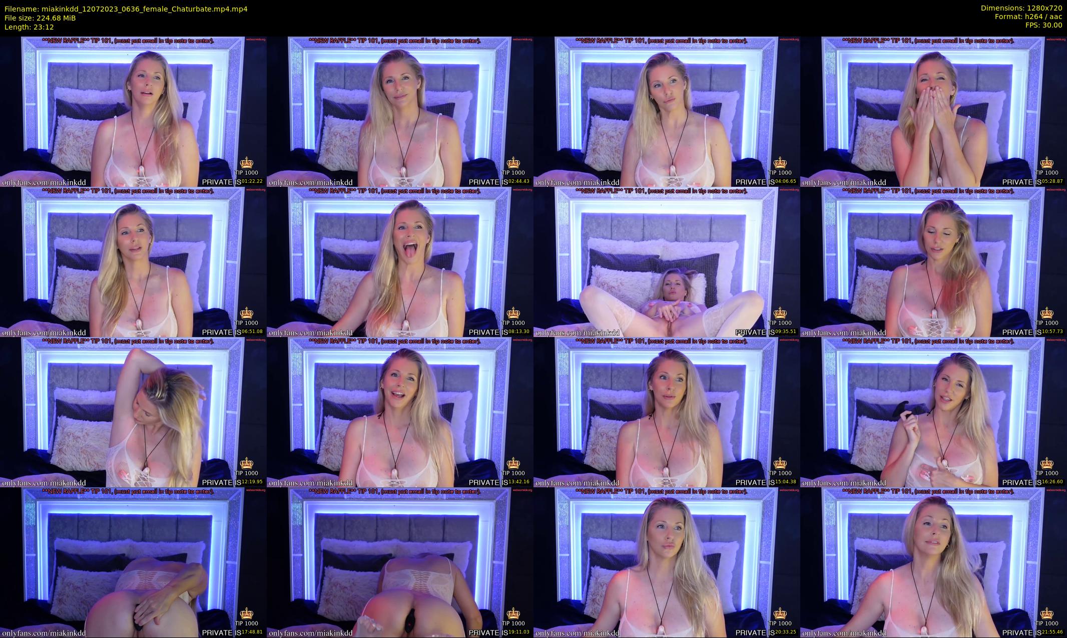 miakinkdd — 24 minute Chaturbate female cam show recording, 720p, Jul 12, 2023