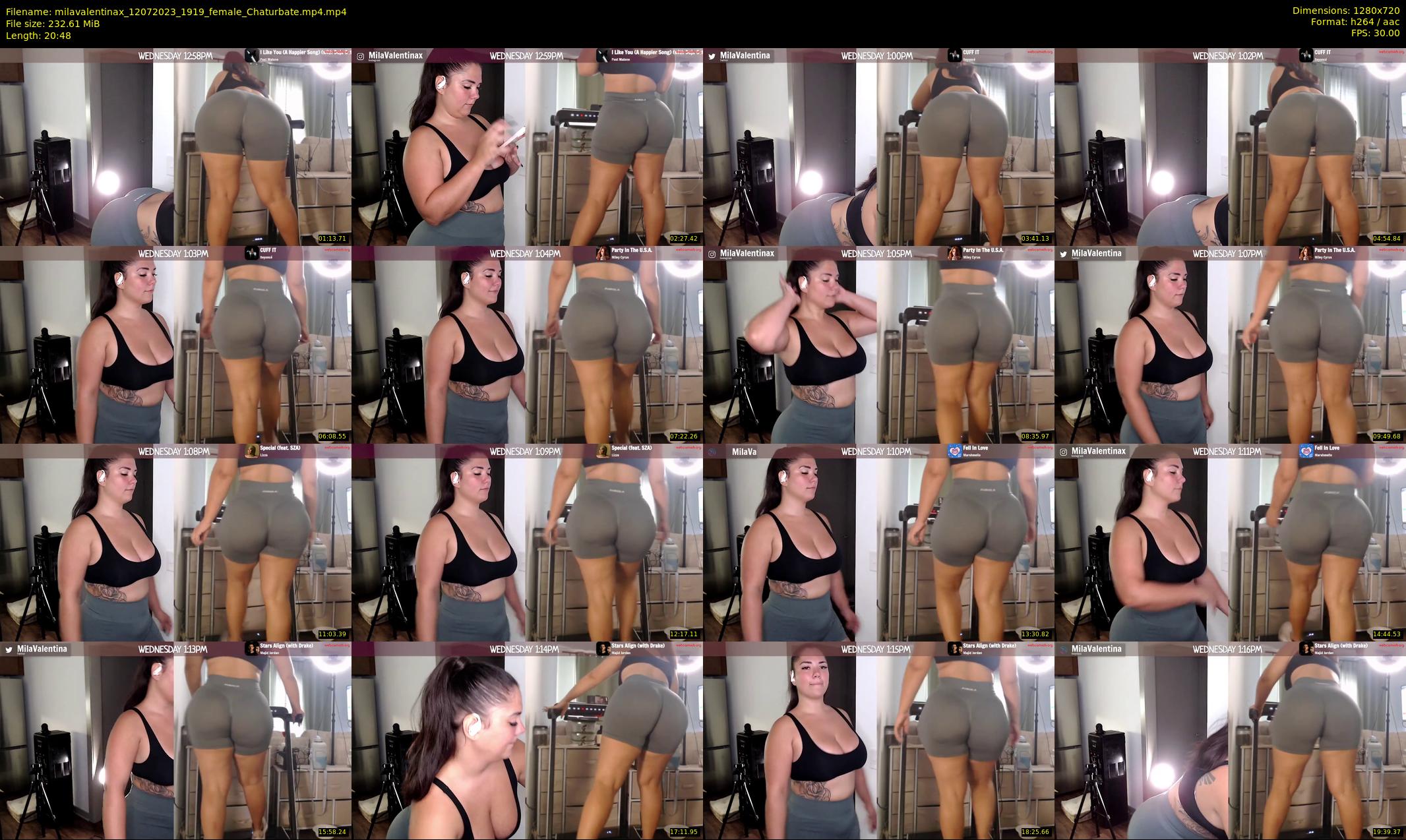 milavalentinax — 21 minute Chaturbate female cam show recording, 720p, Jul 12, 2023