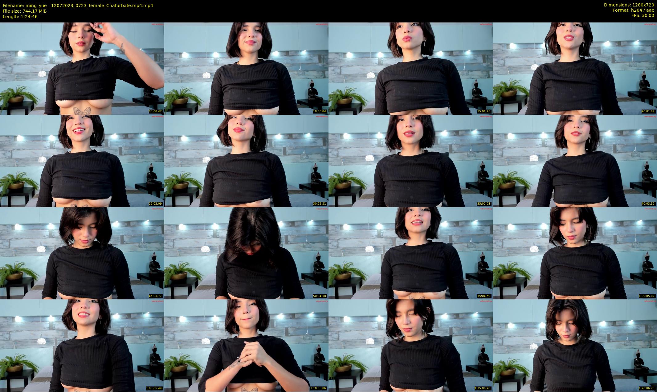 ming_yue_ — 85 minute Chaturbate female cam show recording, 720p, Jul 12, 2023