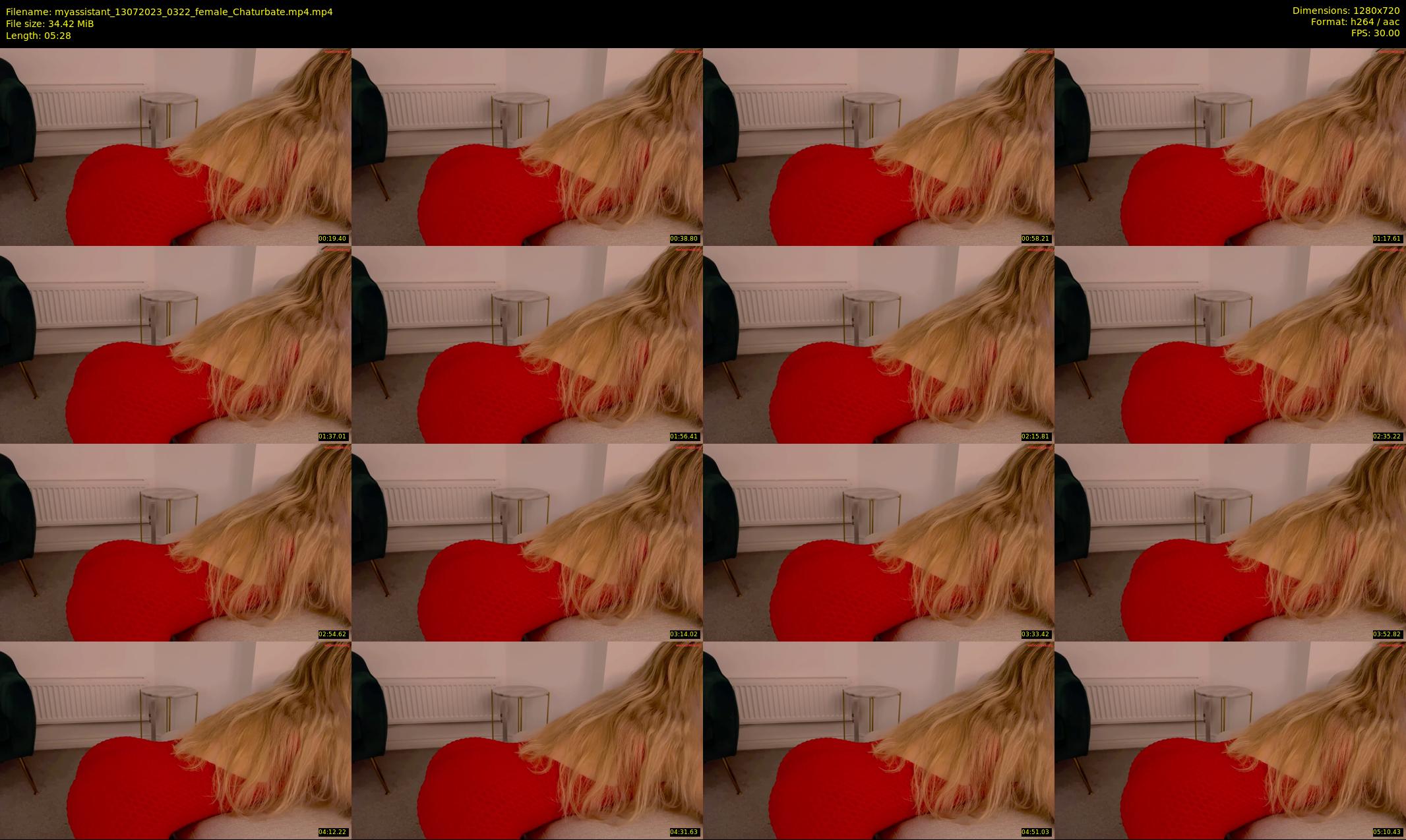 myassistant — 6 minute Chaturbate female cam show recording, 720p, Jul 13, 2023