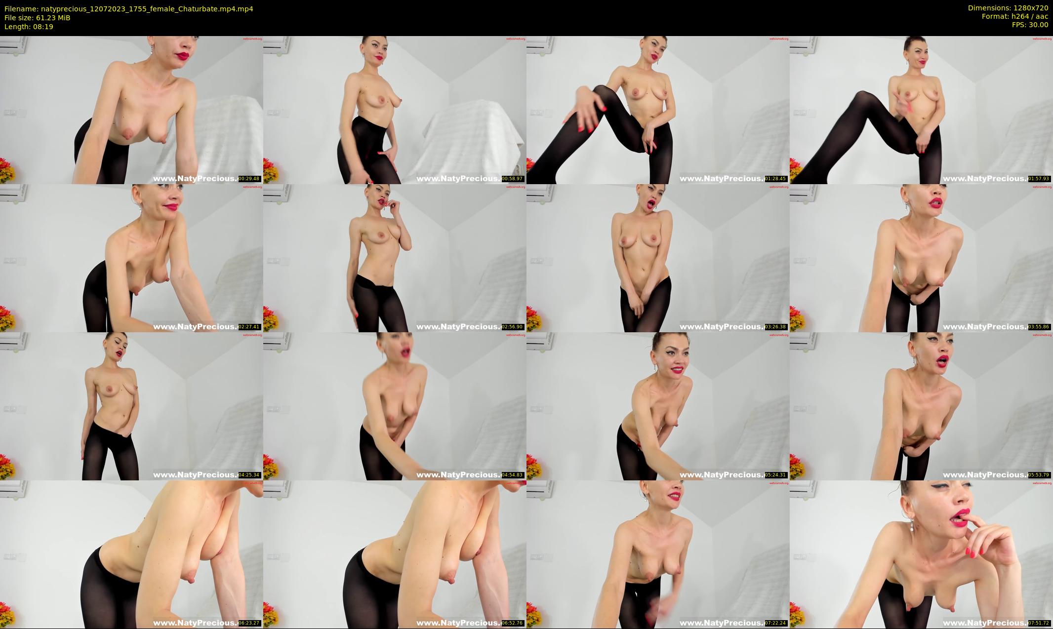 natyprecious — 9 minute Chaturbate female cam show recording, 720p, Jul 12, 2023