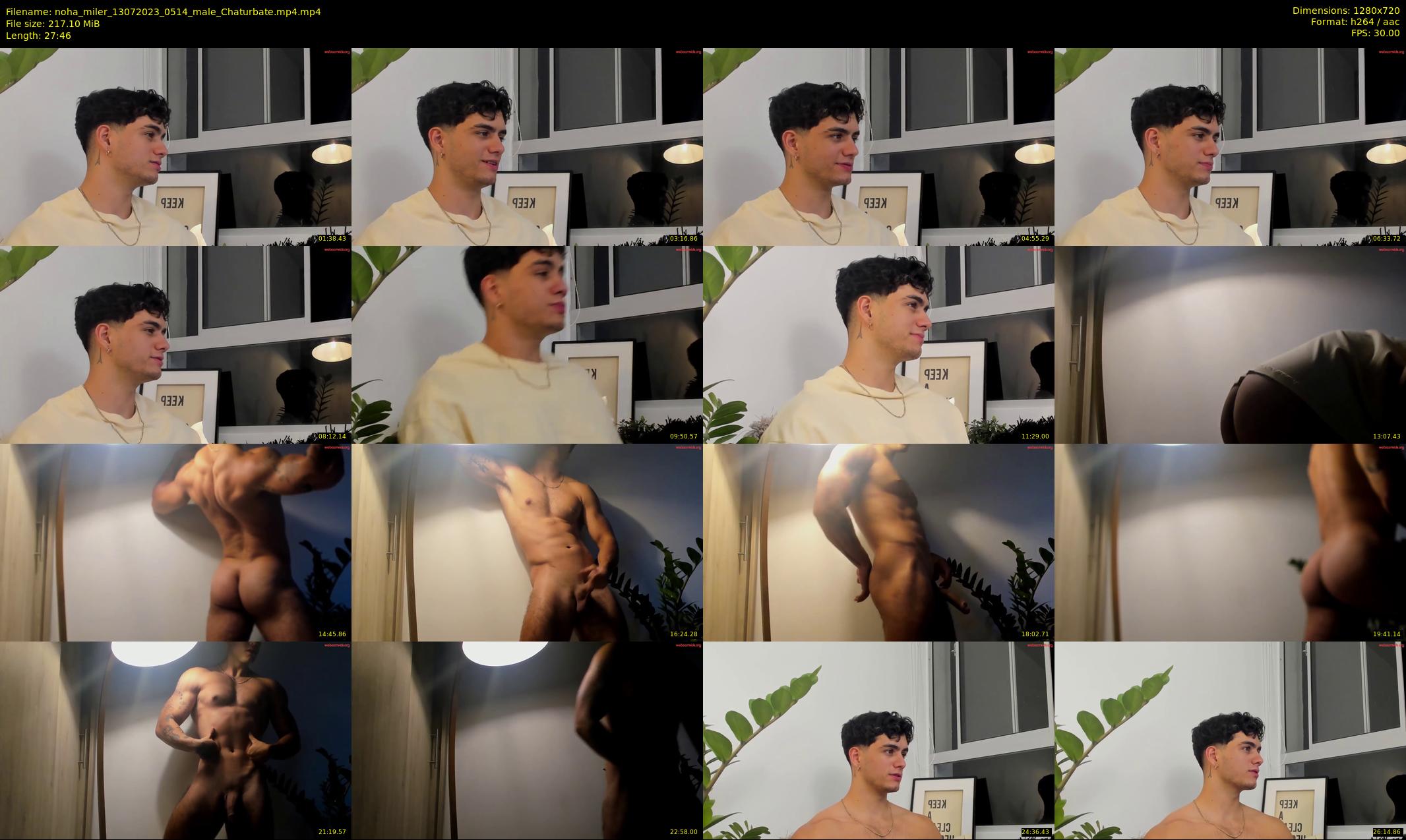 noha_miler — 28 minute Chaturbate male cam show recording, 720p, Jul 13, 2023