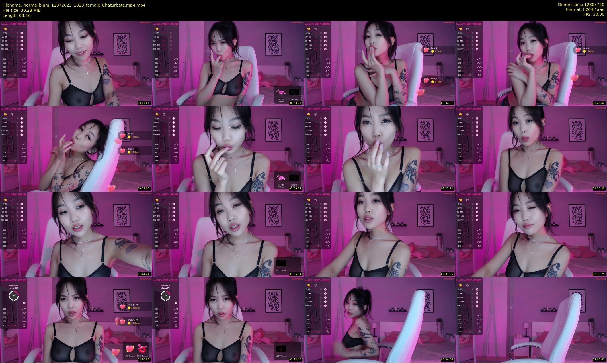 norma_blum — 4 minute Chaturbate female cam show recording, 720p, Jul 12, 2023