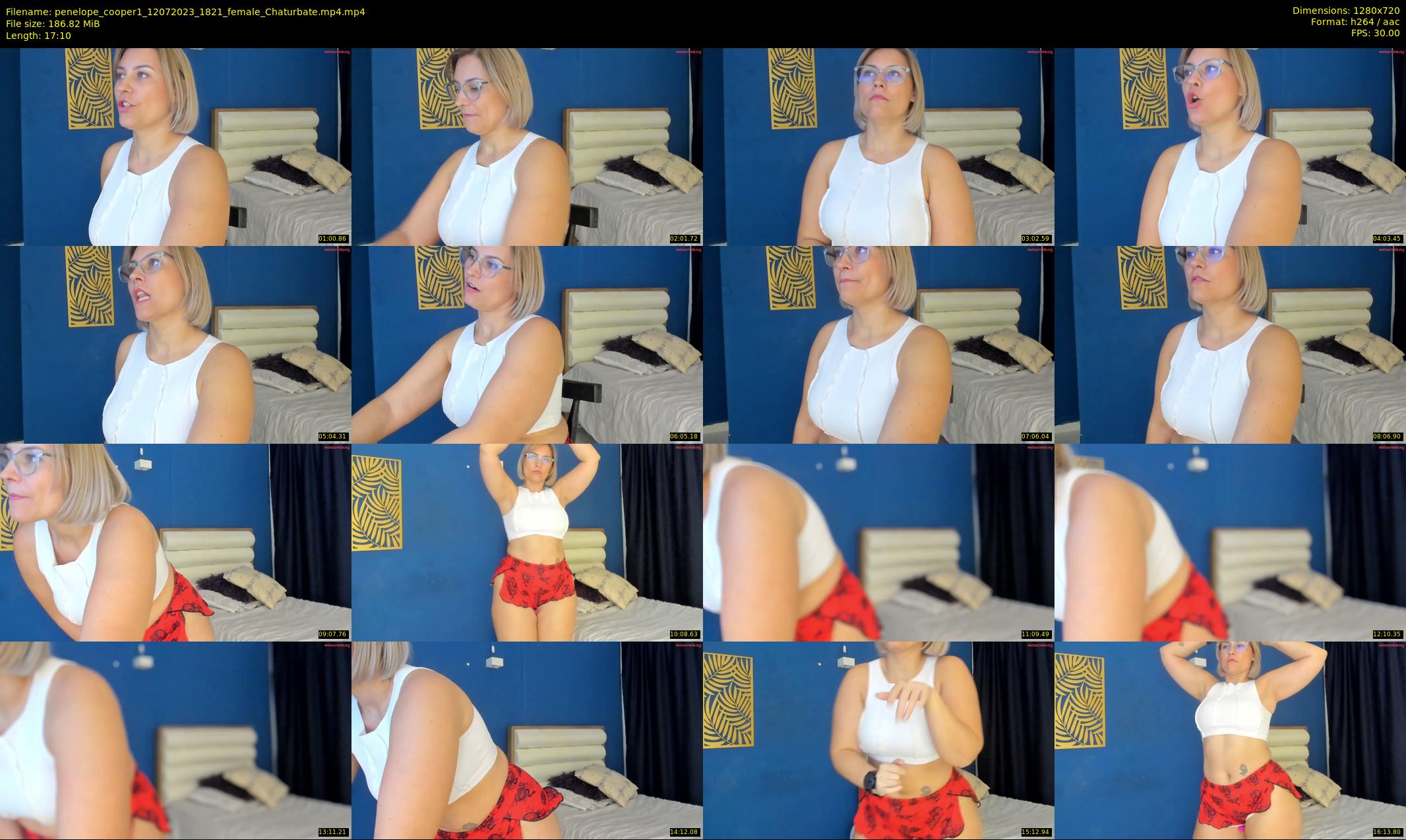 penelope_cooper1 — 18 minute Chaturbate female cam show recording, 720p, Jul 12, 2023