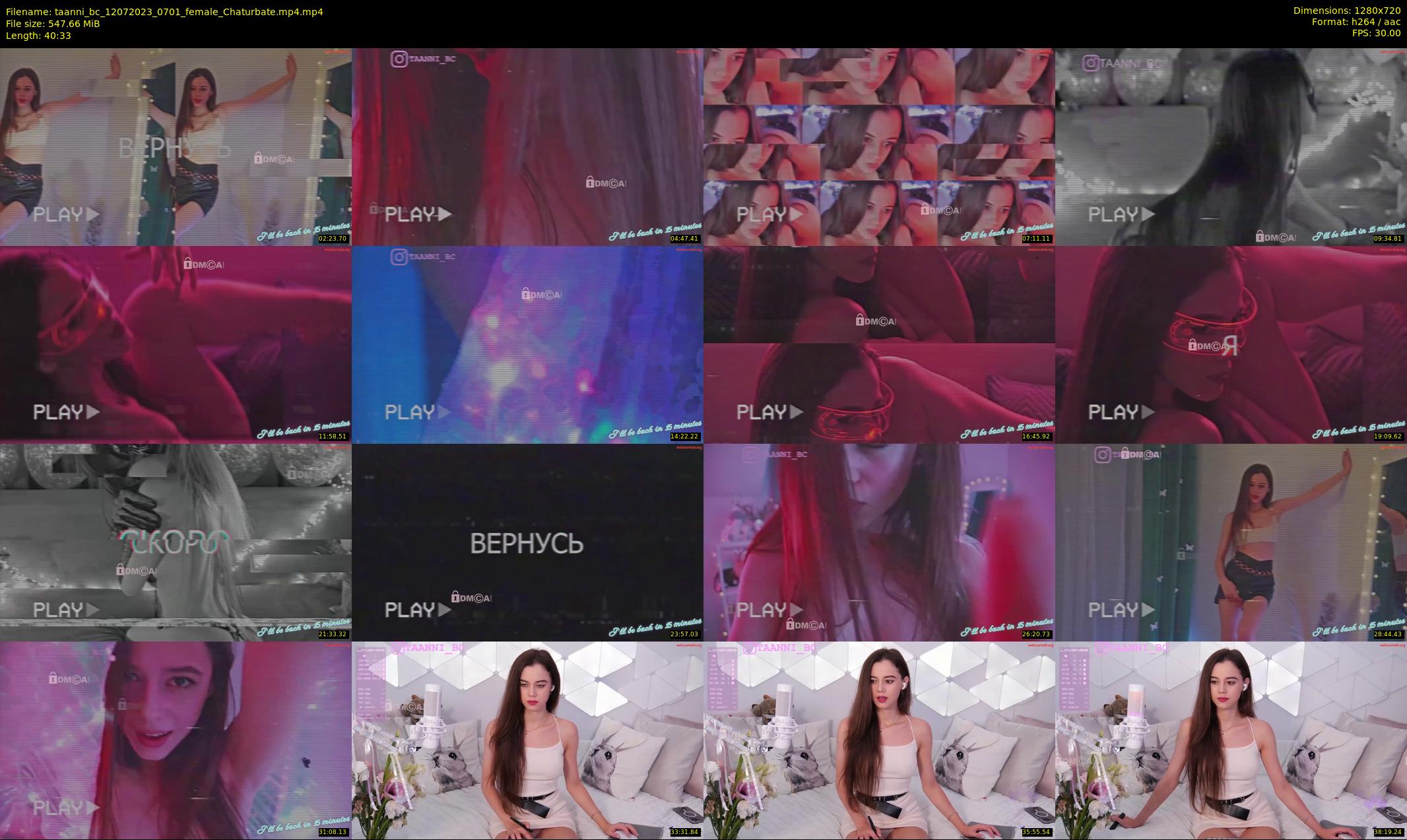 taanni_bc — 41 minute Chaturbate female cam show recording, 720p, Jul 12, 2023