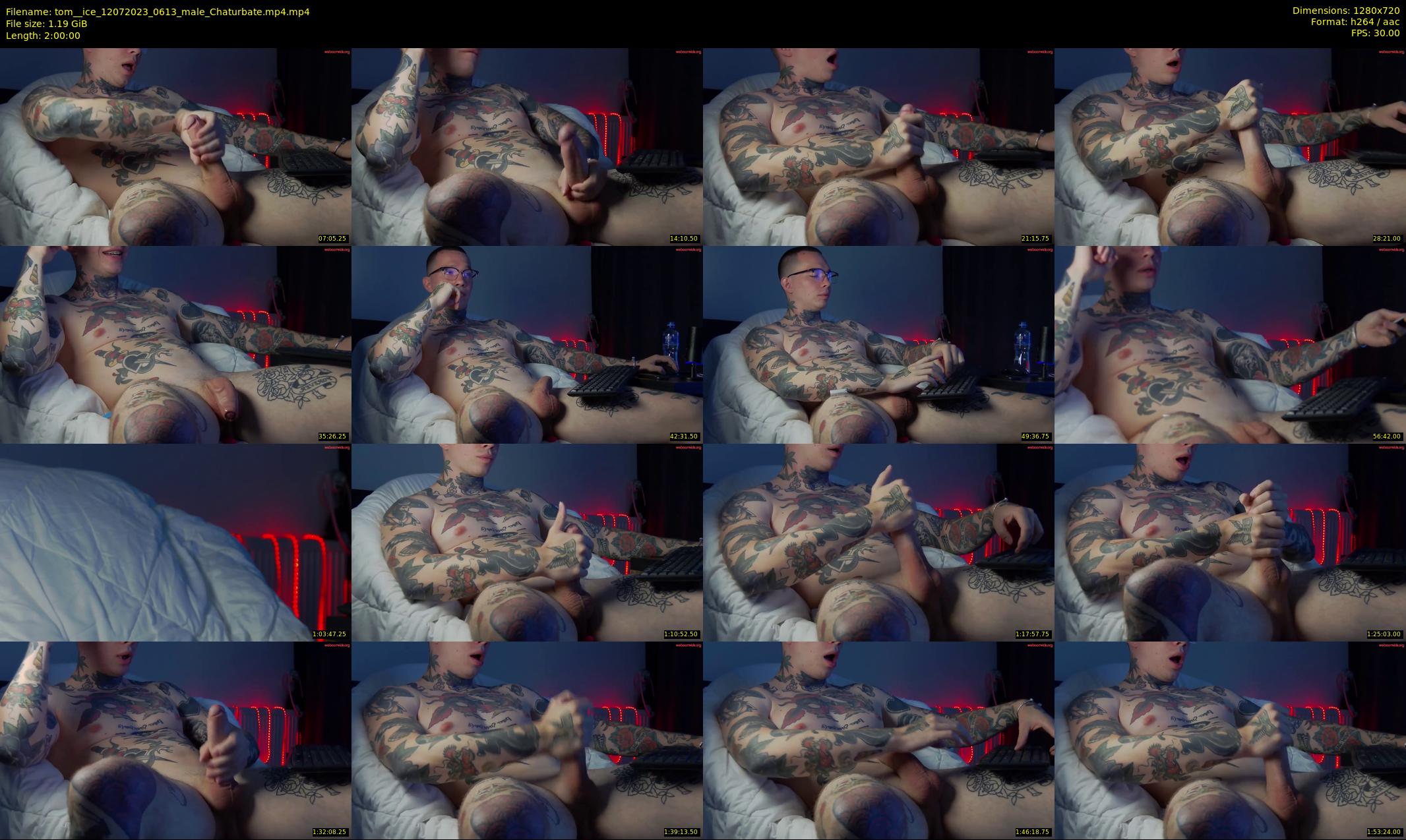 tom__ice — 120 minute Chaturbate male cam show recording, 720p, Jul 12, 2023