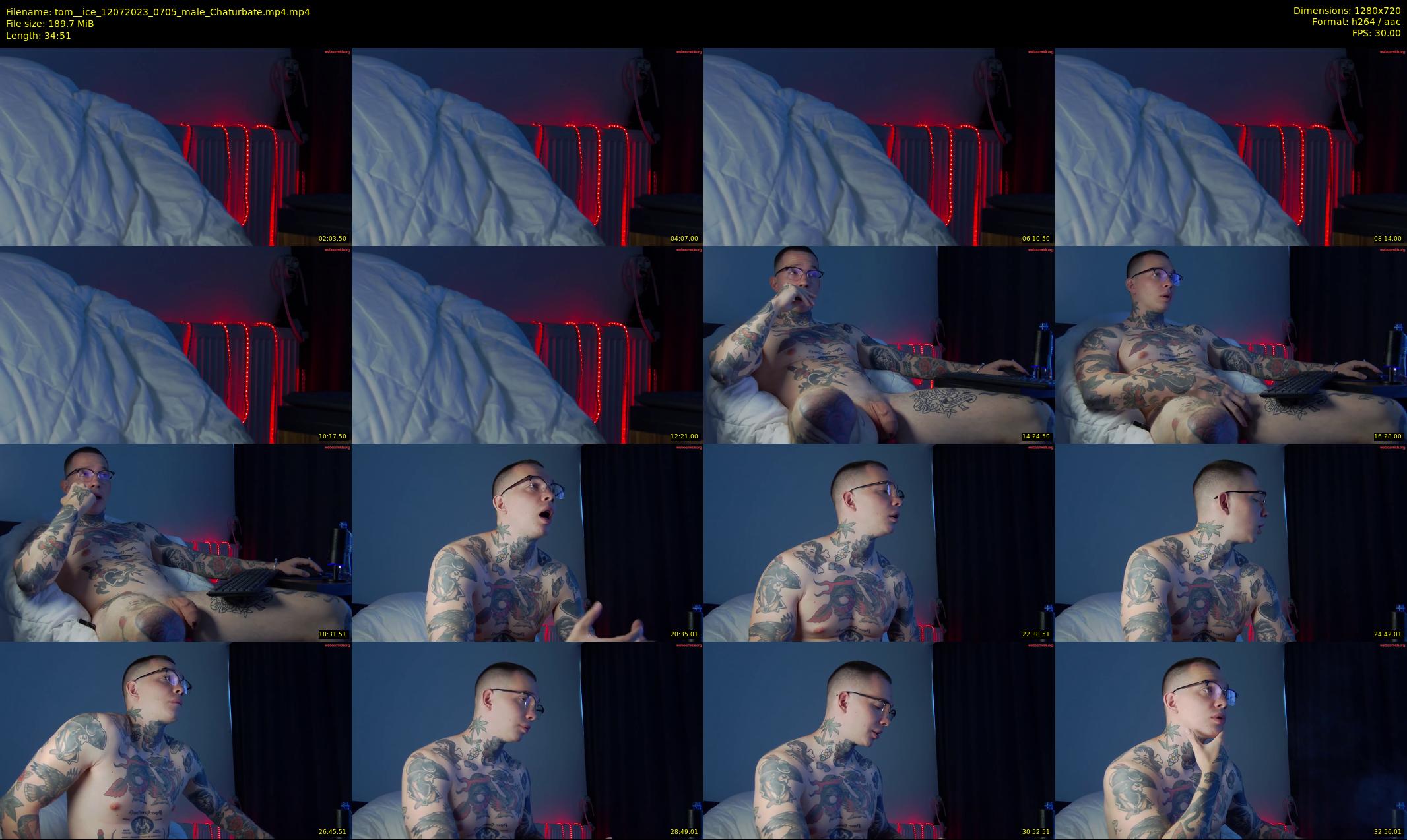 tom__ice — 35 minute Chaturbate male cam show recording, 720p, Jul 12, 2023