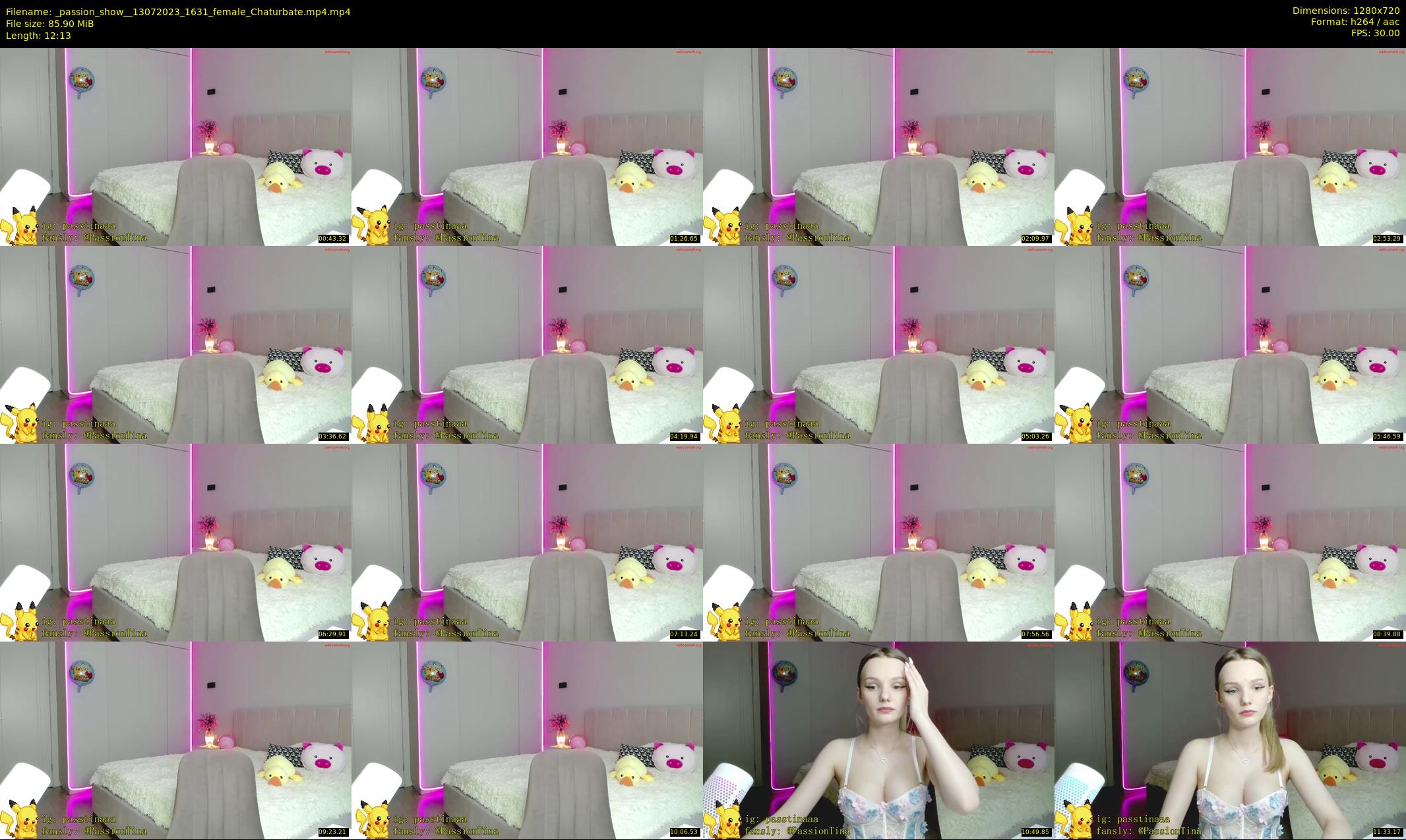 _passion_show_ — 13 minute Chaturbate couple cam show recording, 720p, Jul 13, 2023