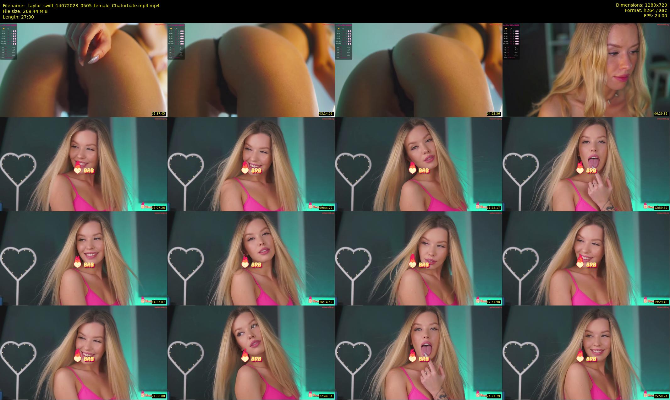 _taylor_swift — 28 minute Chaturbate female cam show recording, 720p, Jul 14, 2023