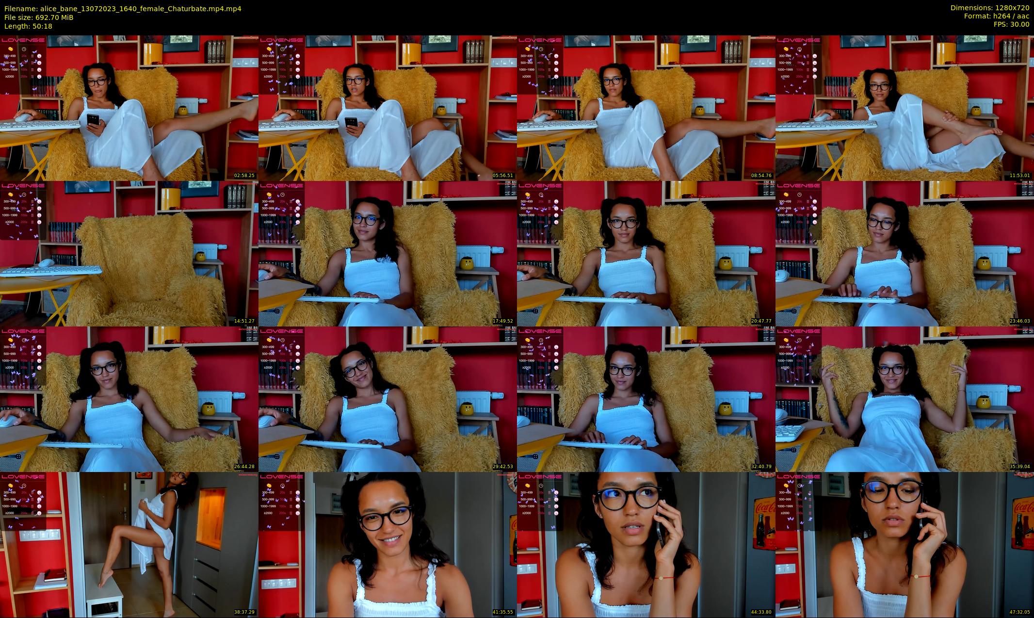 alice_bane — 51 minute Chaturbate female cam show recording, 720p, Jul 13, 2023