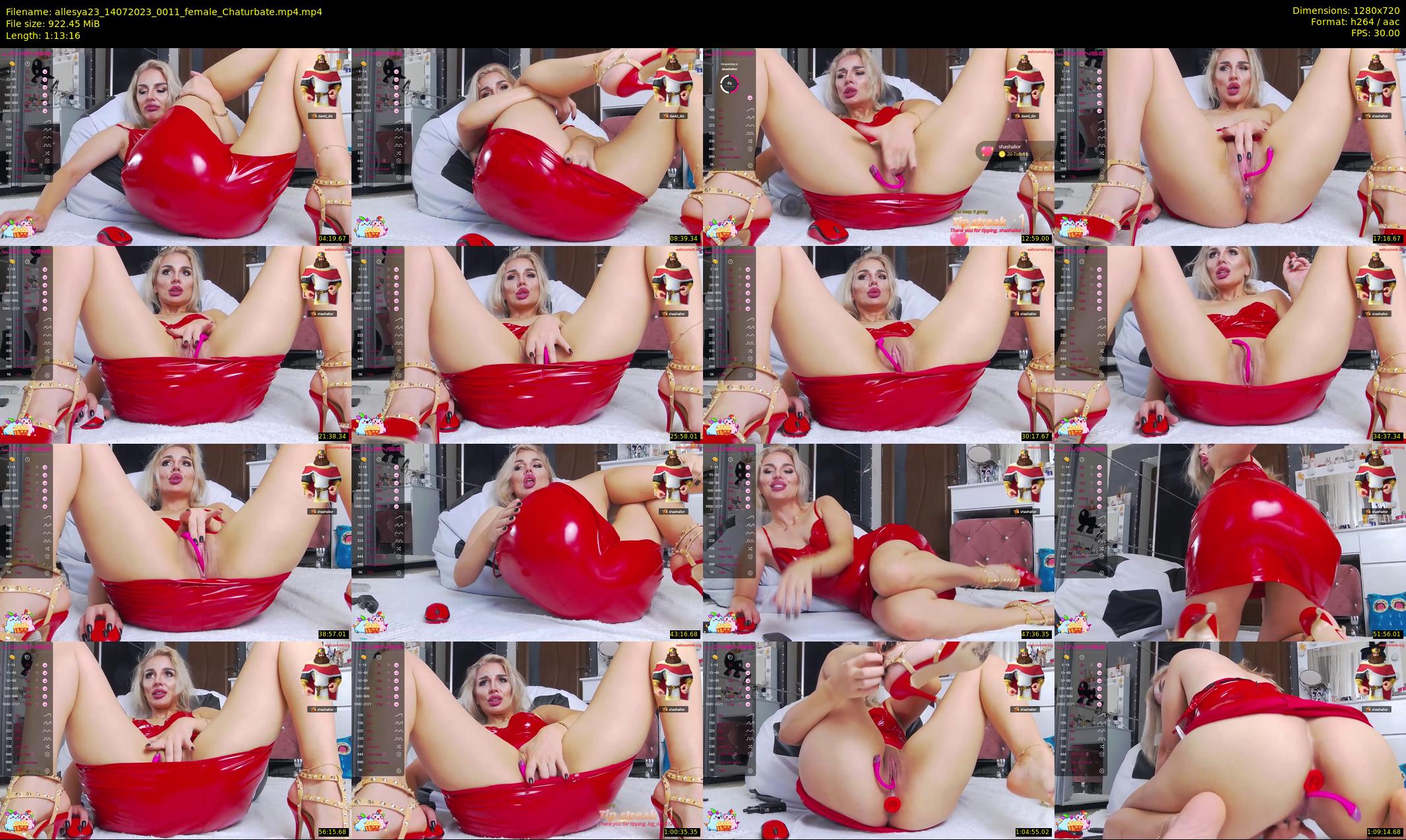 allesya23 — 74 minute Chaturbate female cam show recording, 720p, Jul 14, 2023