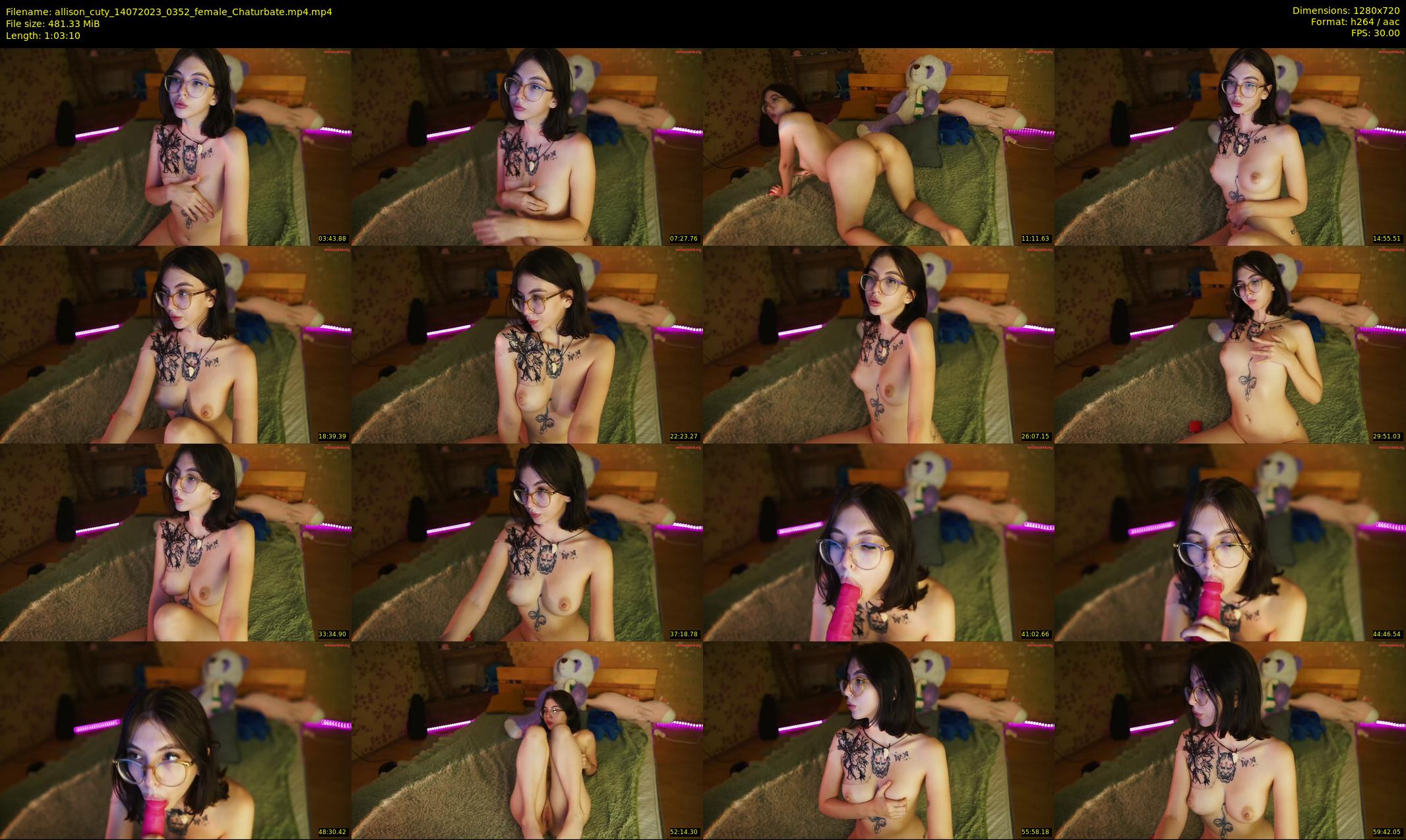 allison_cuty — 64 minute Chaturbate female cam show recording, 720p, Jul 14, 2023