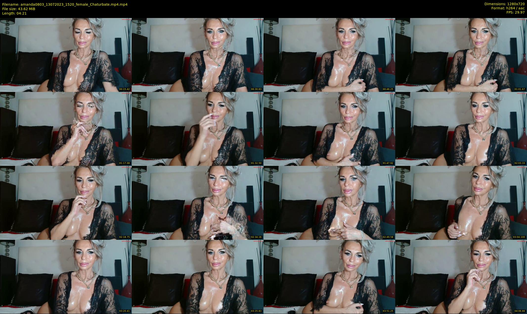 amanda0803 — 5 minute Chaturbate female cam show recording, 720p, Jul 13, 2023