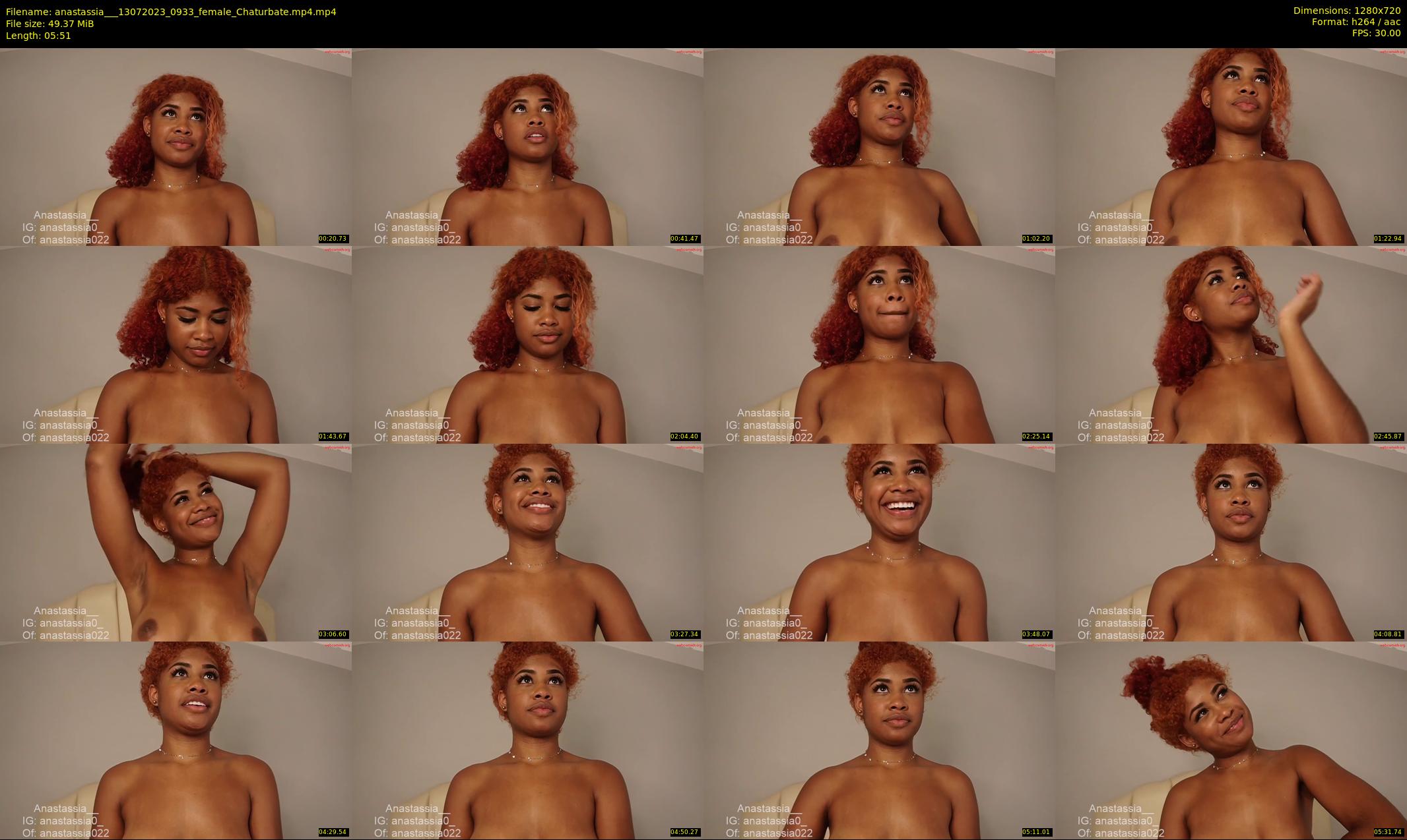 anastassia__ — 6 minute Chaturbate female cam show recording, 720p, Jul 13, 2023