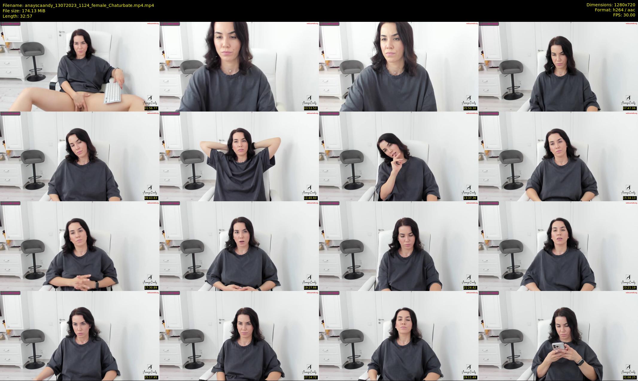 anayscaandy — 33 minute Chaturbate female cam show recording, 720p, Jul 13, 2023