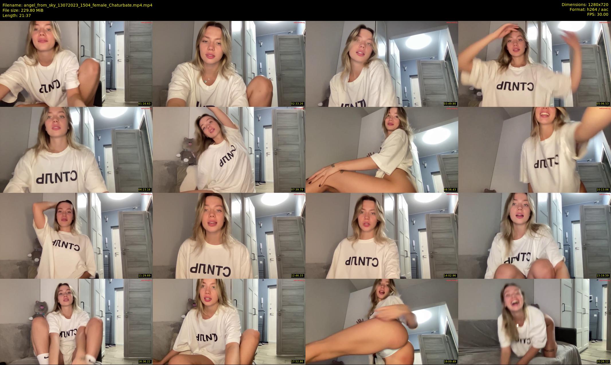 angel_from_sky — 22 minute Chaturbate female cam show recording, 720p, Jul 13, 2023