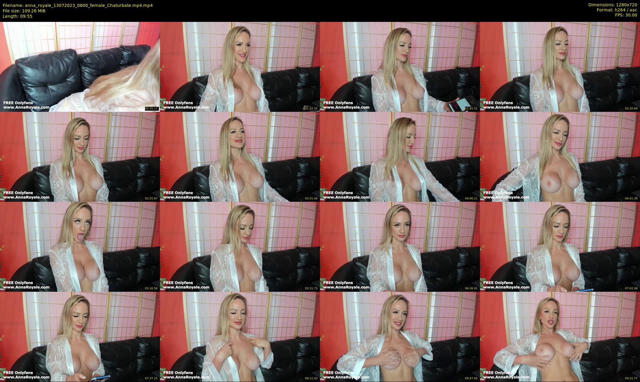 anna_royale — 10 minute Chaturbate female cam show recording, 720p, Jul 13, 2023