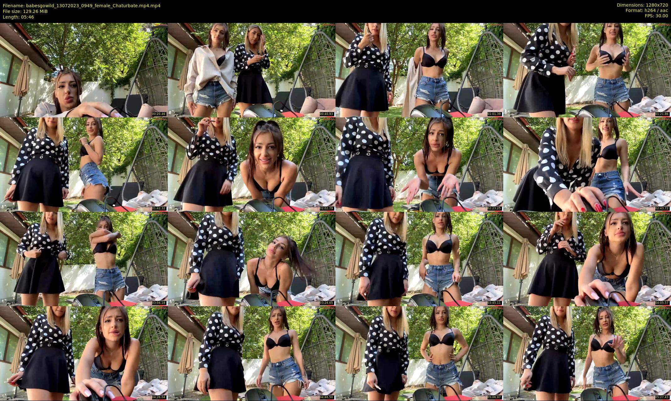 babesgowild — 6 minute Chaturbate couple cam show recording, 720p, Jul 13, 2023