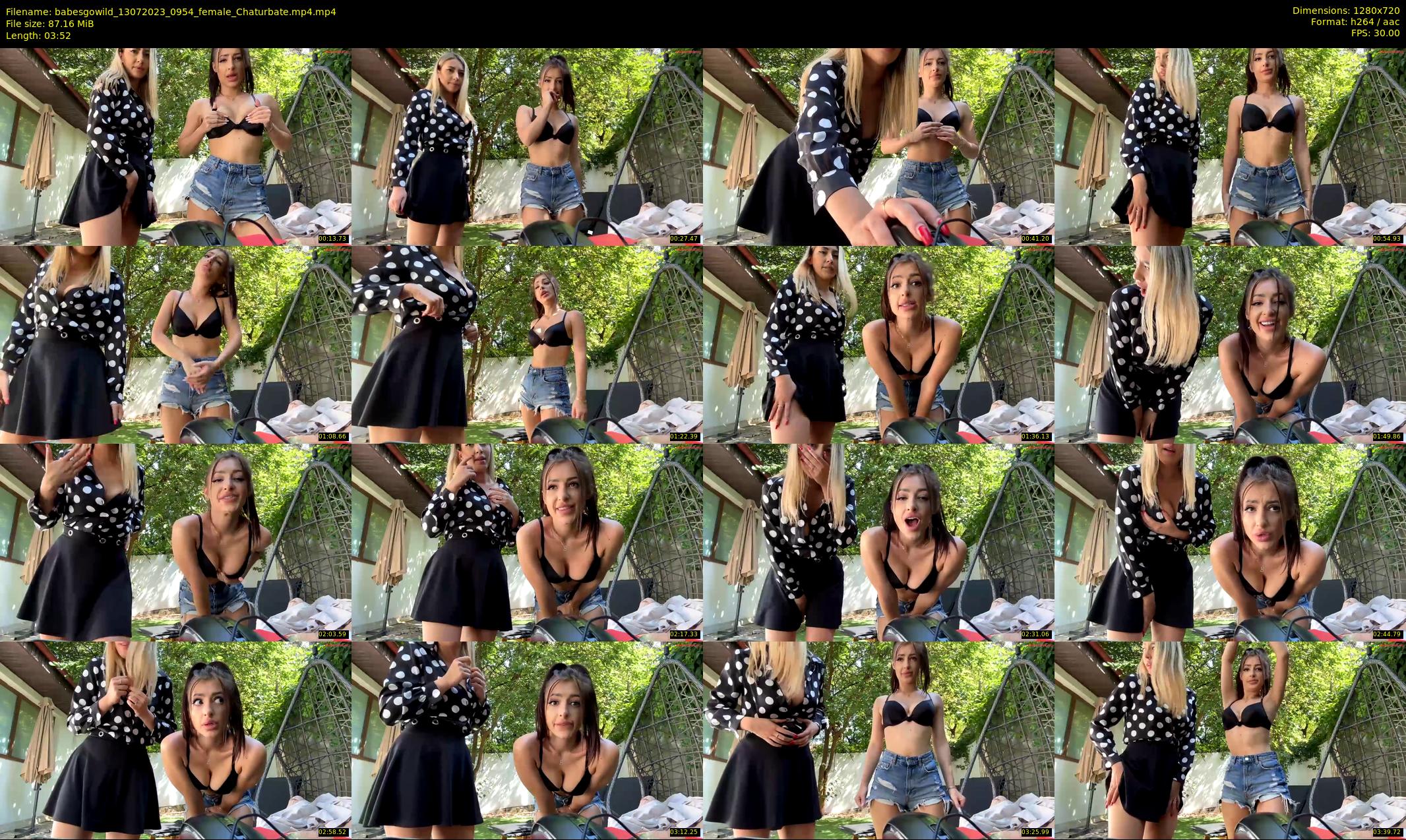 babesgowild — 4 minute Chaturbate couple cam show recording, 720p, Jul 13, 2023