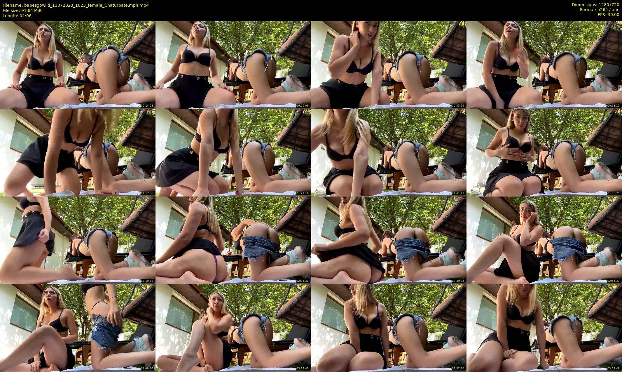 babesgowild — 5 minute Chaturbate couple cam show recording, 720p, Jul 13, 2023
