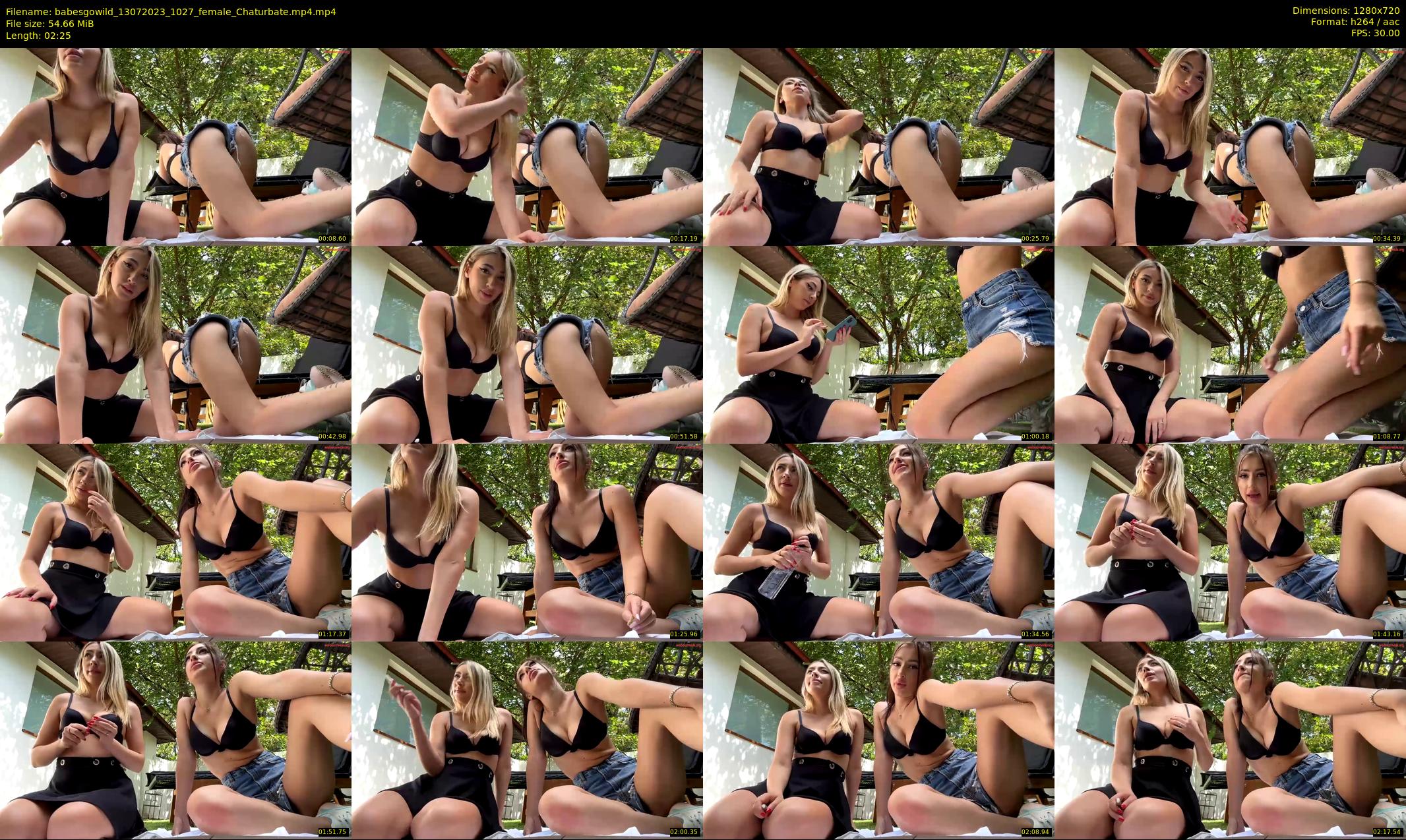 babesgowild — 3 minute Chaturbate couple cam show recording, 720p, Jul 13, 2023