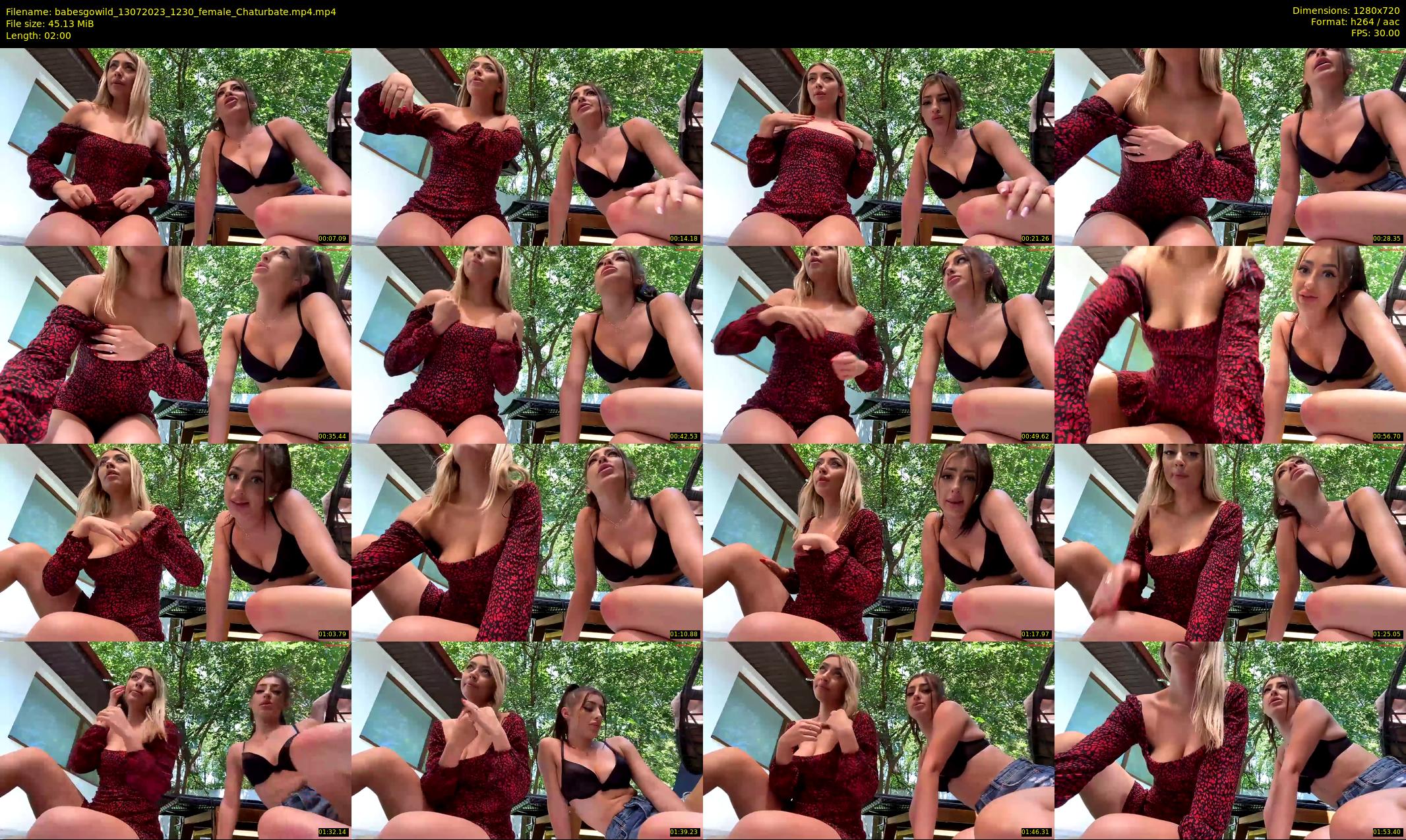 babesgowild — 2 minute Chaturbate couple cam show recording, 720p, Jul 13, 2023