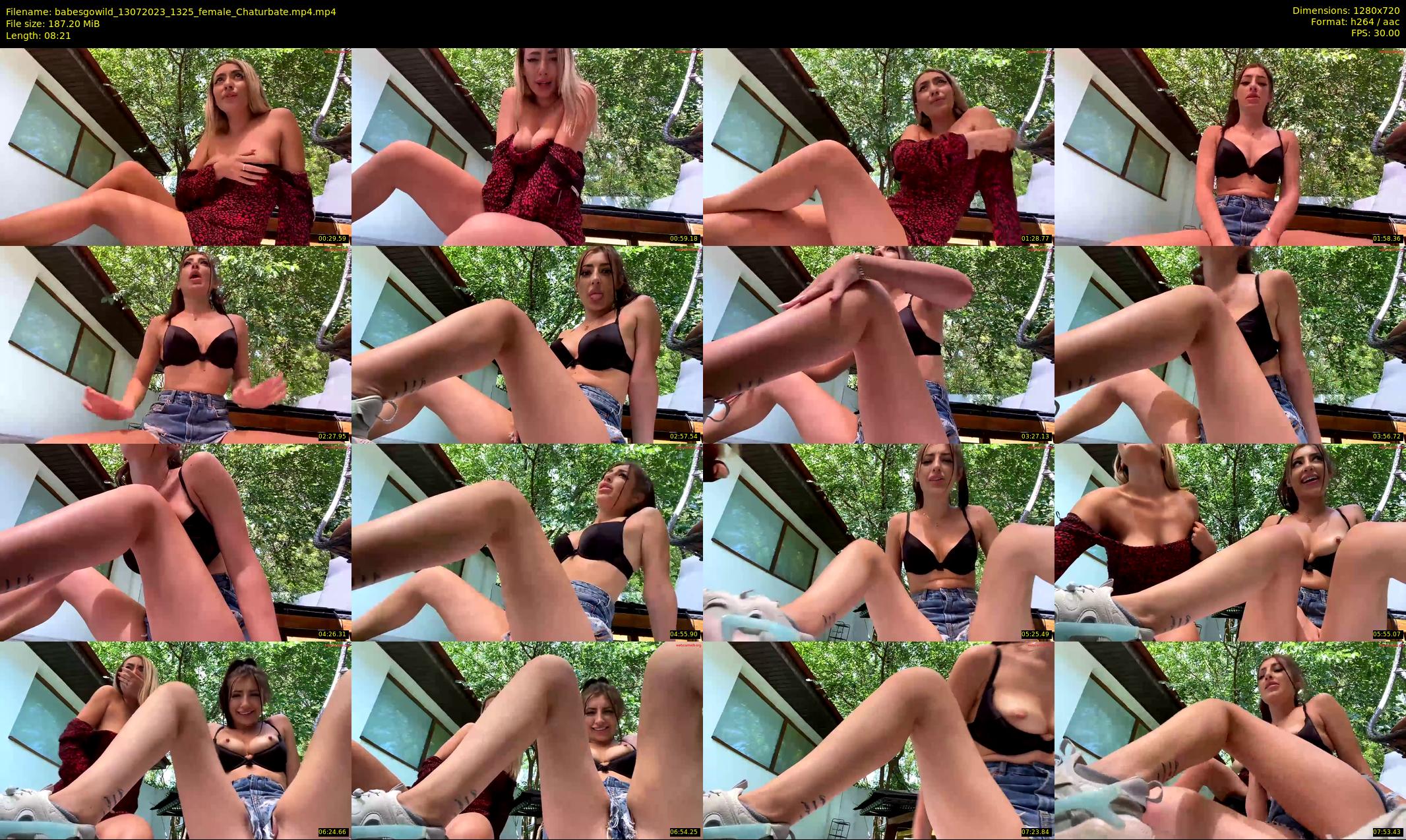 babesgowild — 9 minute Chaturbate couple cam show recording, 720p, Jul 13, 2023