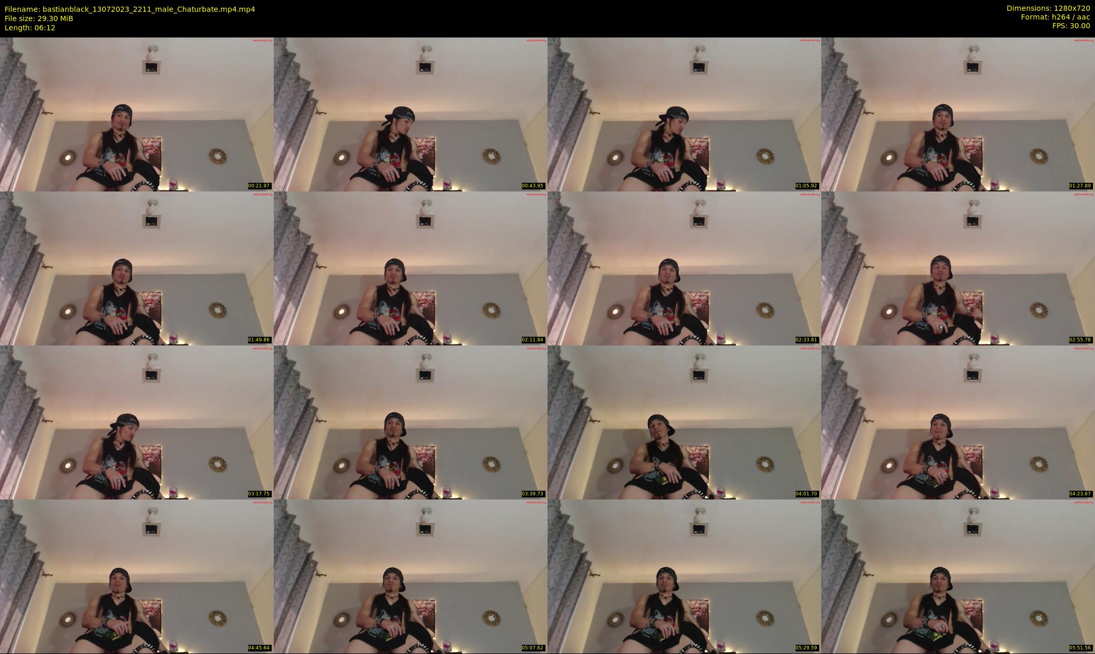 bastianblack — 7 minute Chaturbate male cam show recording, 720p, Jul 13, 2023