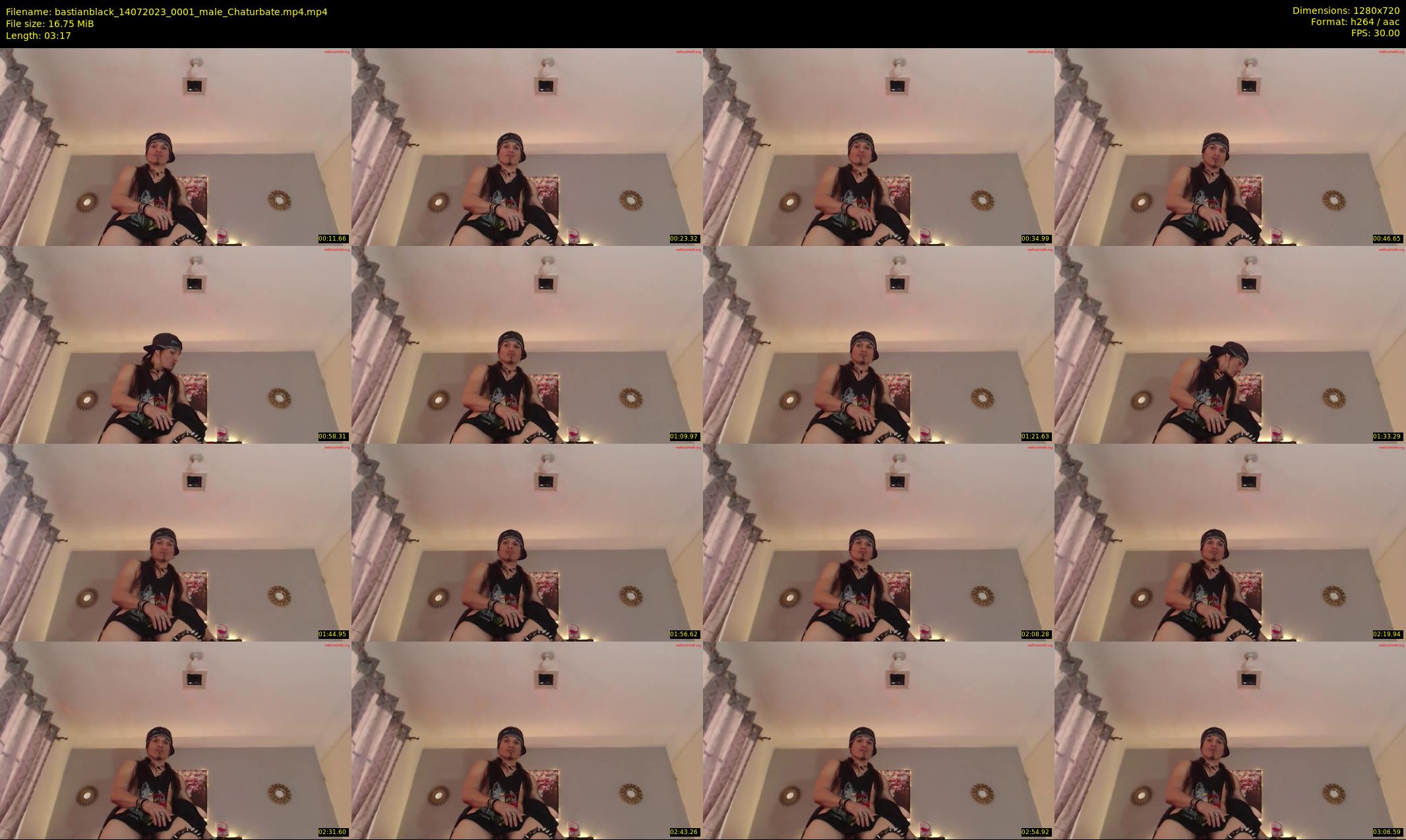 bastianblack — 4 minute Chaturbate male cam show recording, 720p, Jul 14, 2023