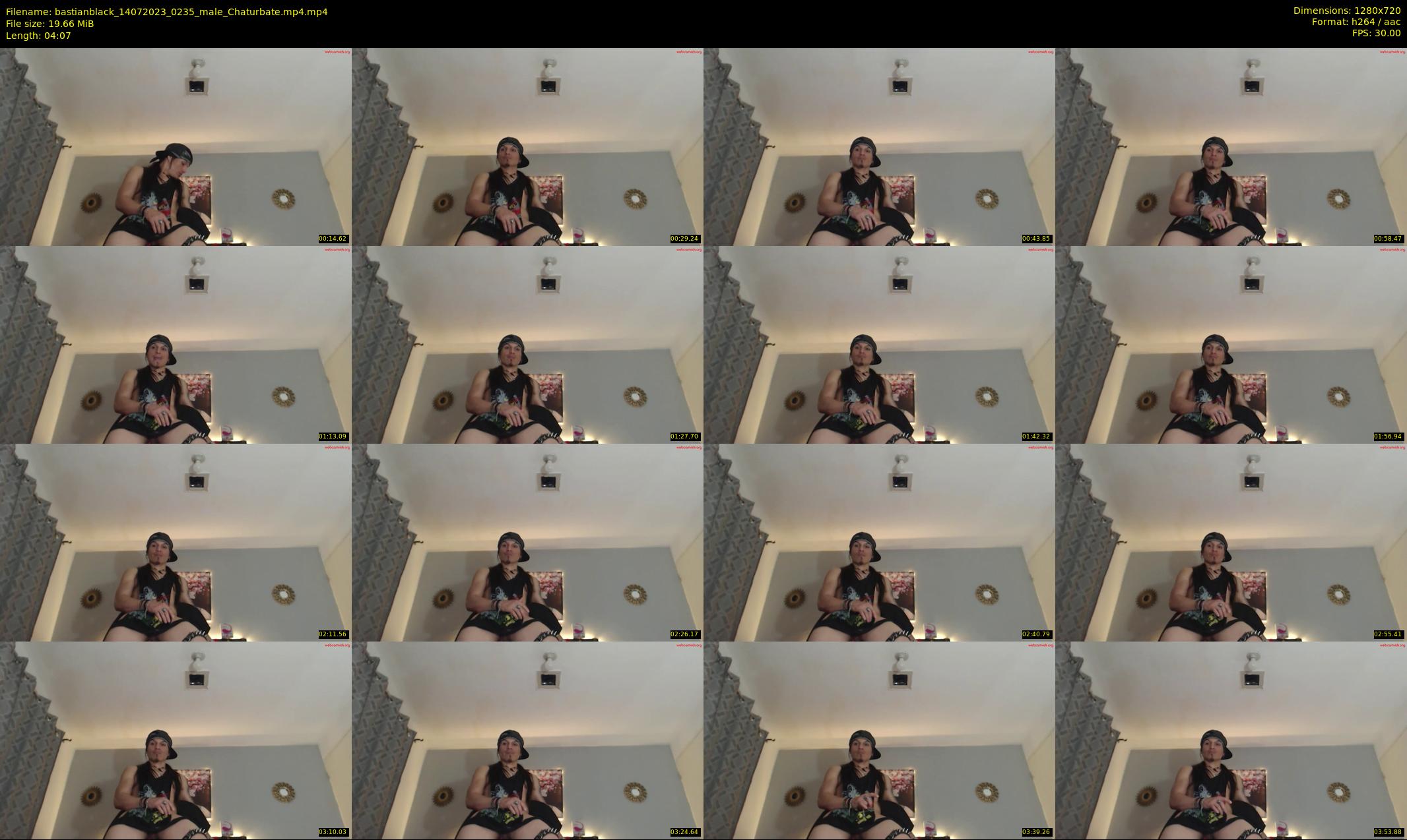 bastianblack — 5 minute Chaturbate male cam show recording, 720p, Jul 14, 2023