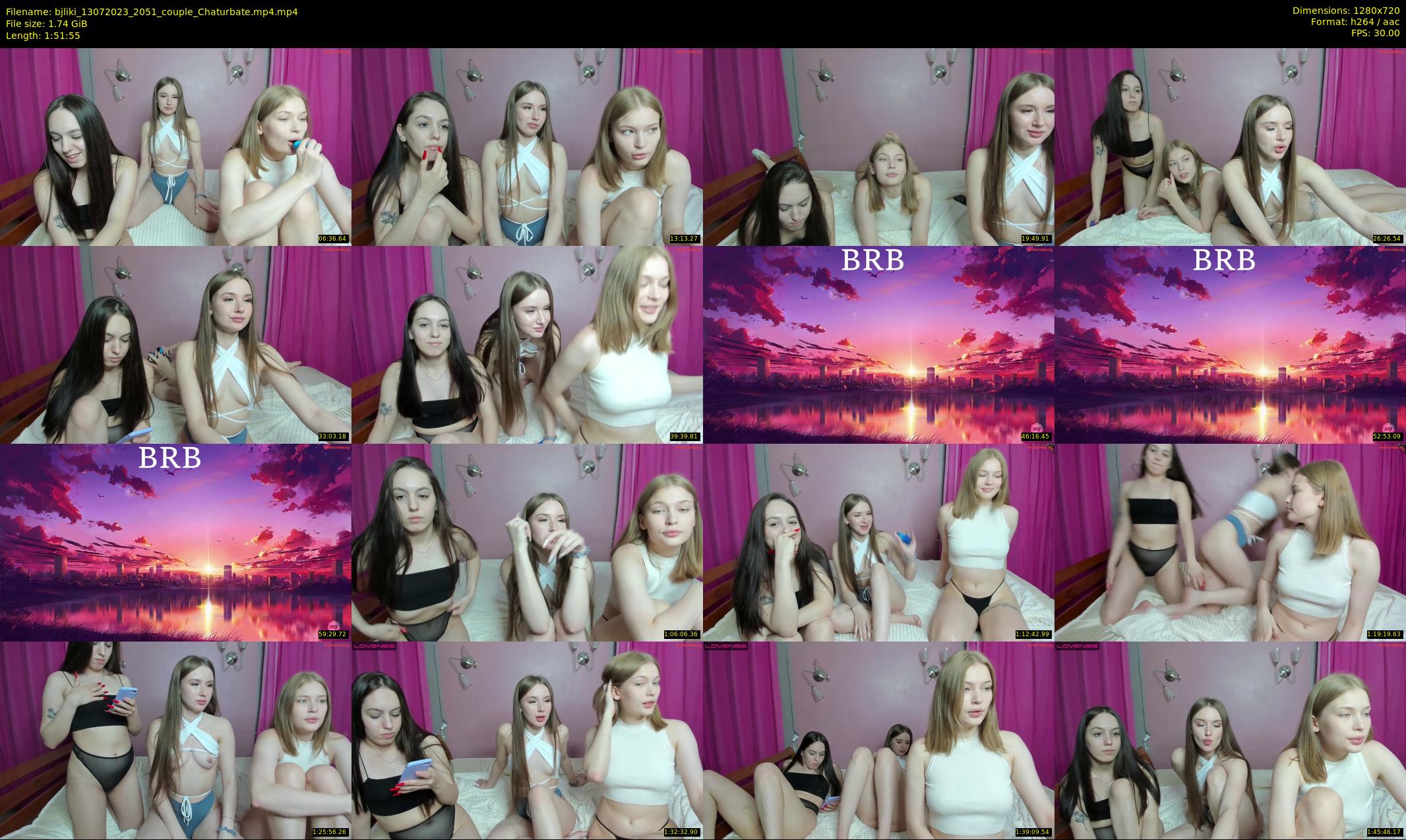 bjliki — 112 minute Chaturbate couple cam show recording, 720p, Jul 13, 2023