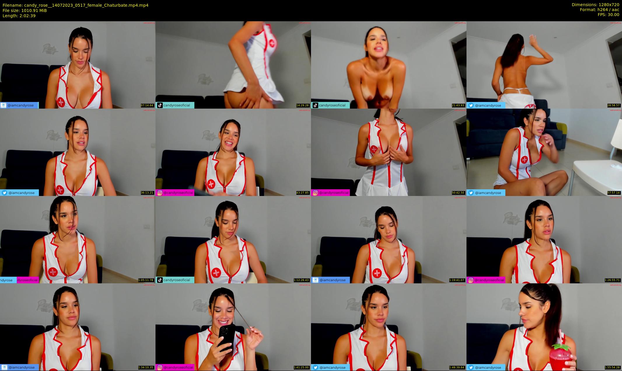 candy_rose_ — 123 minute Chaturbate female cam show recording, 720p, Jul 14, 2023