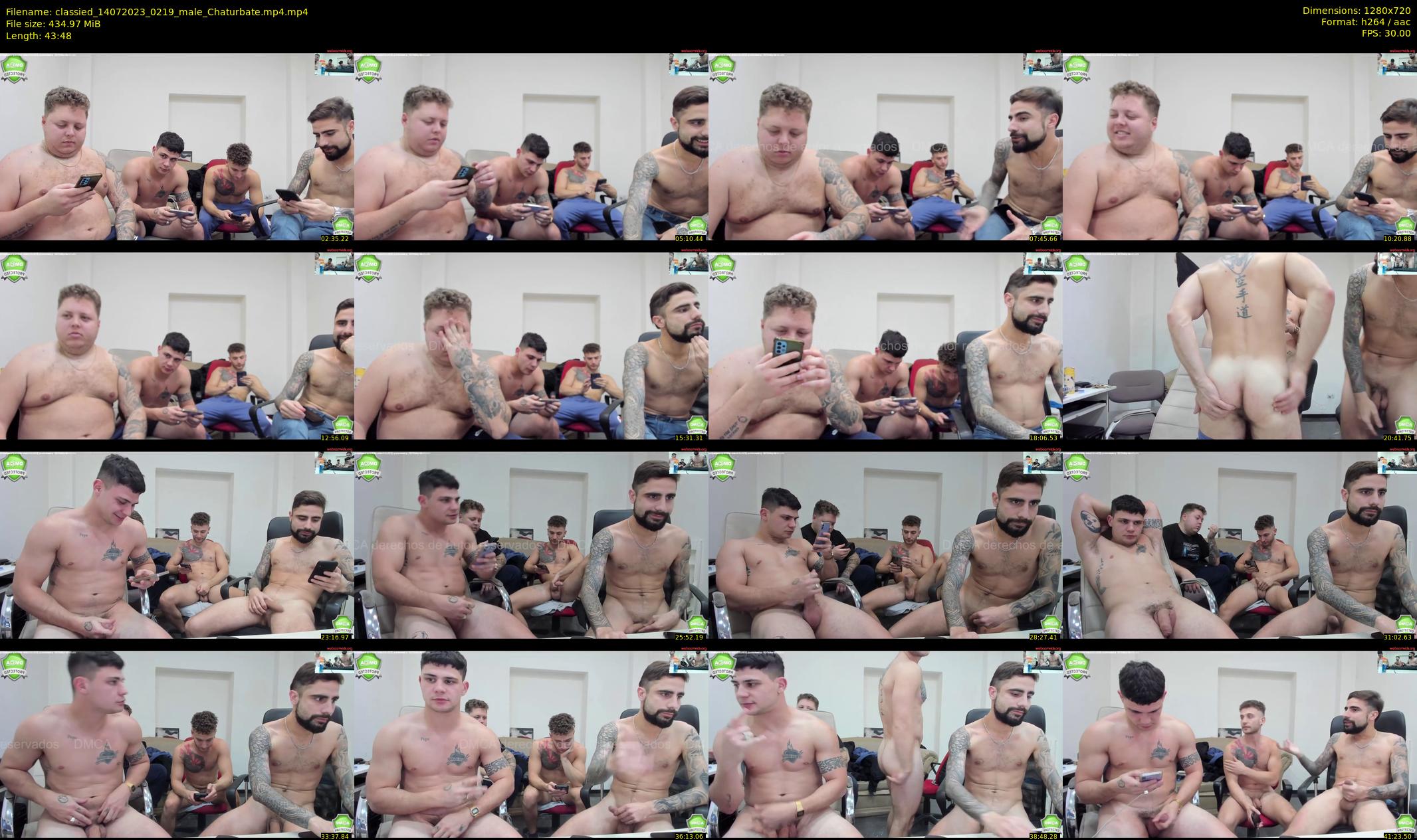 classied — 44 minute Chaturbate male cam show recording, 720p, Jul 14, 2023