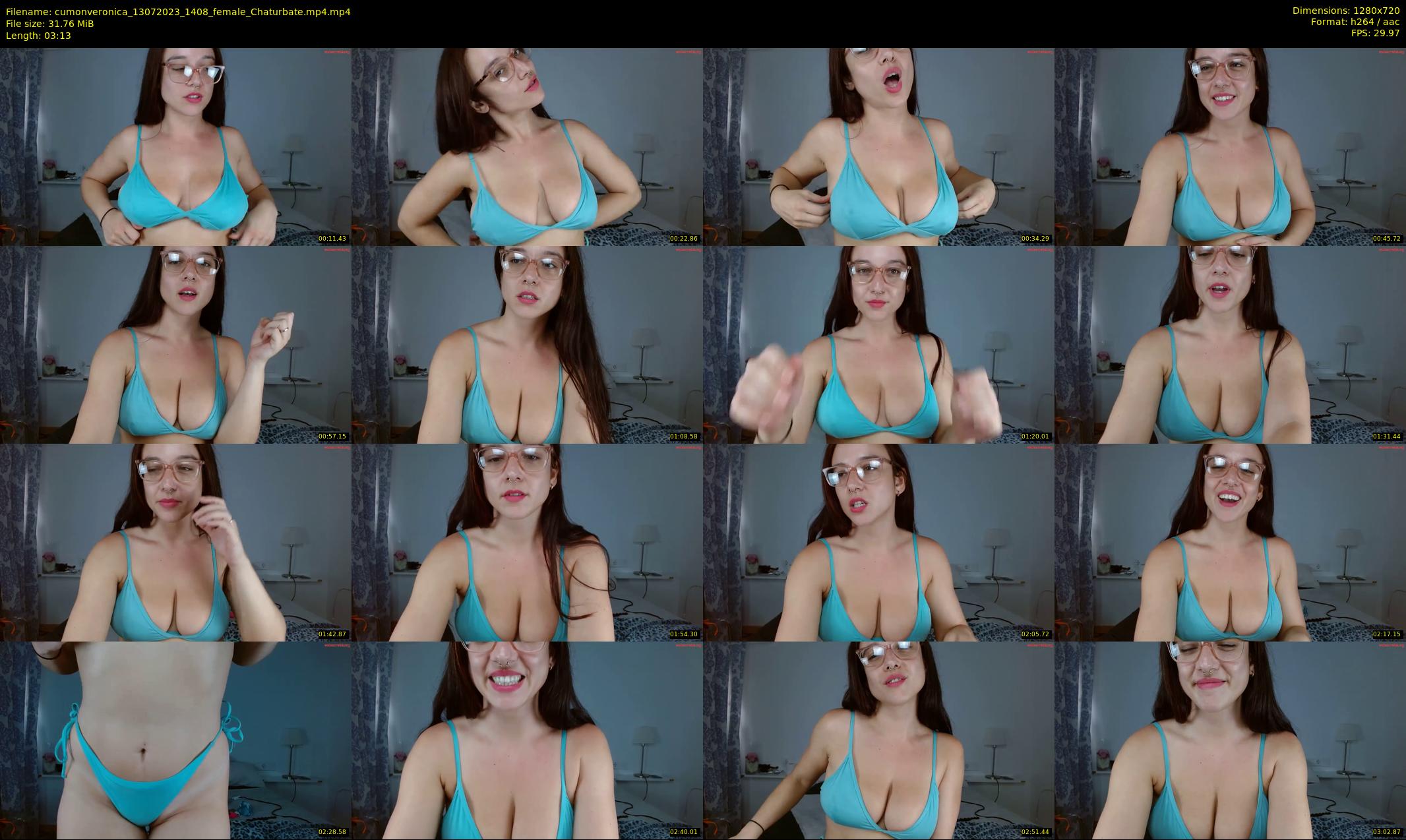 cumonveronica — 4 minute Chaturbate female cam show recording, 720p, Jul 13, 2023