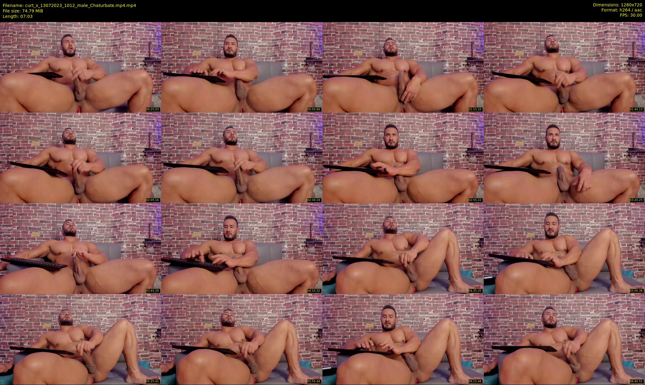 curt_x — 8 minute Chaturbate male cam show recording, 720p, Jul 13, 2023