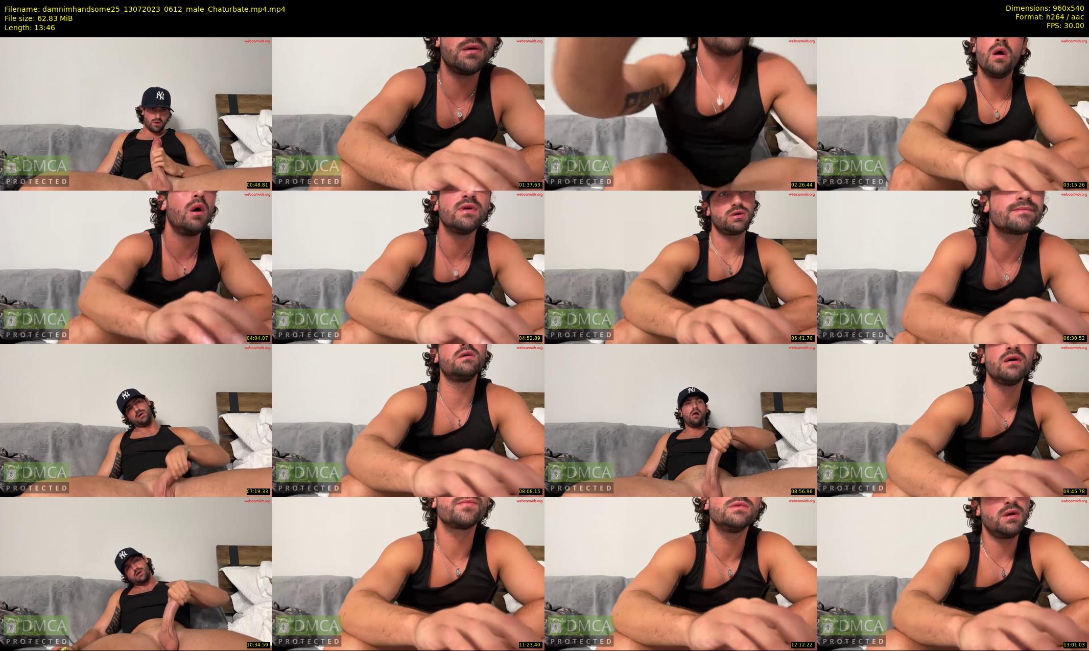 damnimhandsome25 — 14 minute Chaturbate male cam show recording, 480p, Jul 13, 2023