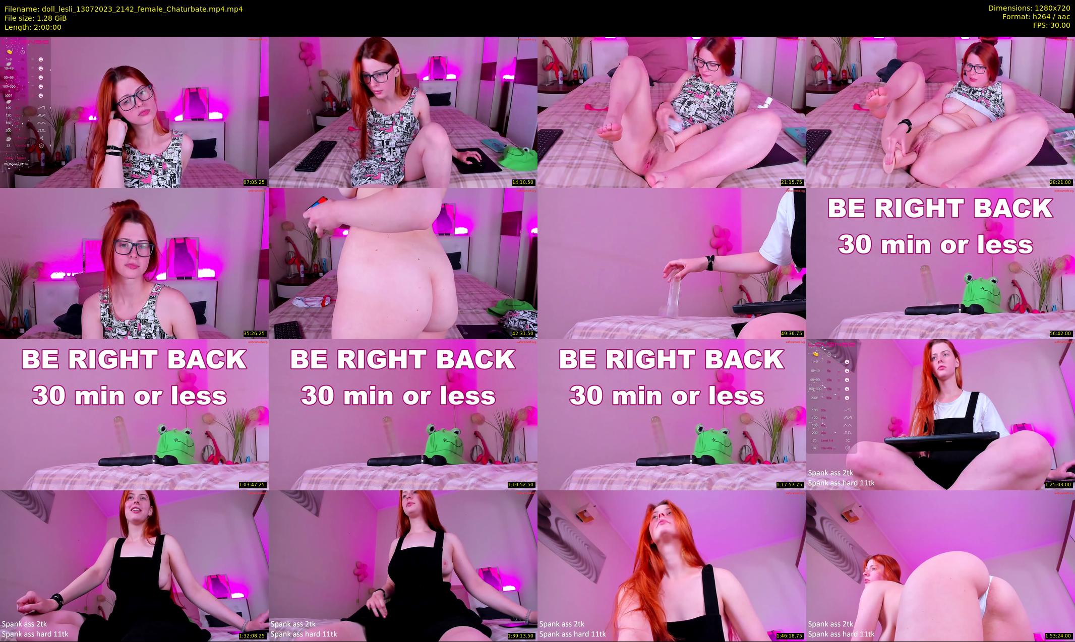 doll_lesli — 120 minute Chaturbate female cam show recording, 720p, Jul 13, 2023