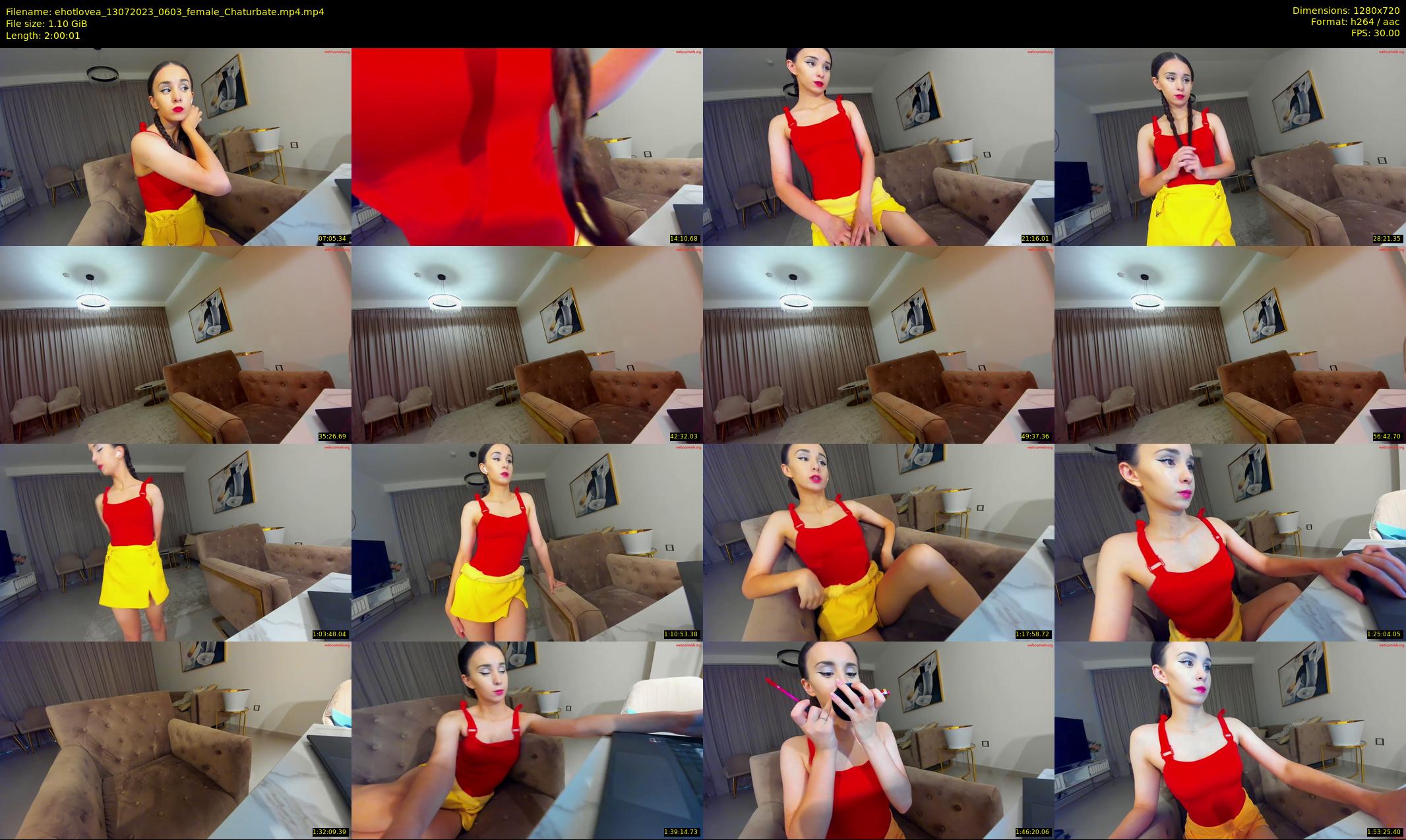 ehotlovea — 121 minute Chaturbate female cam show recording, 720p, Jul 13, 2023