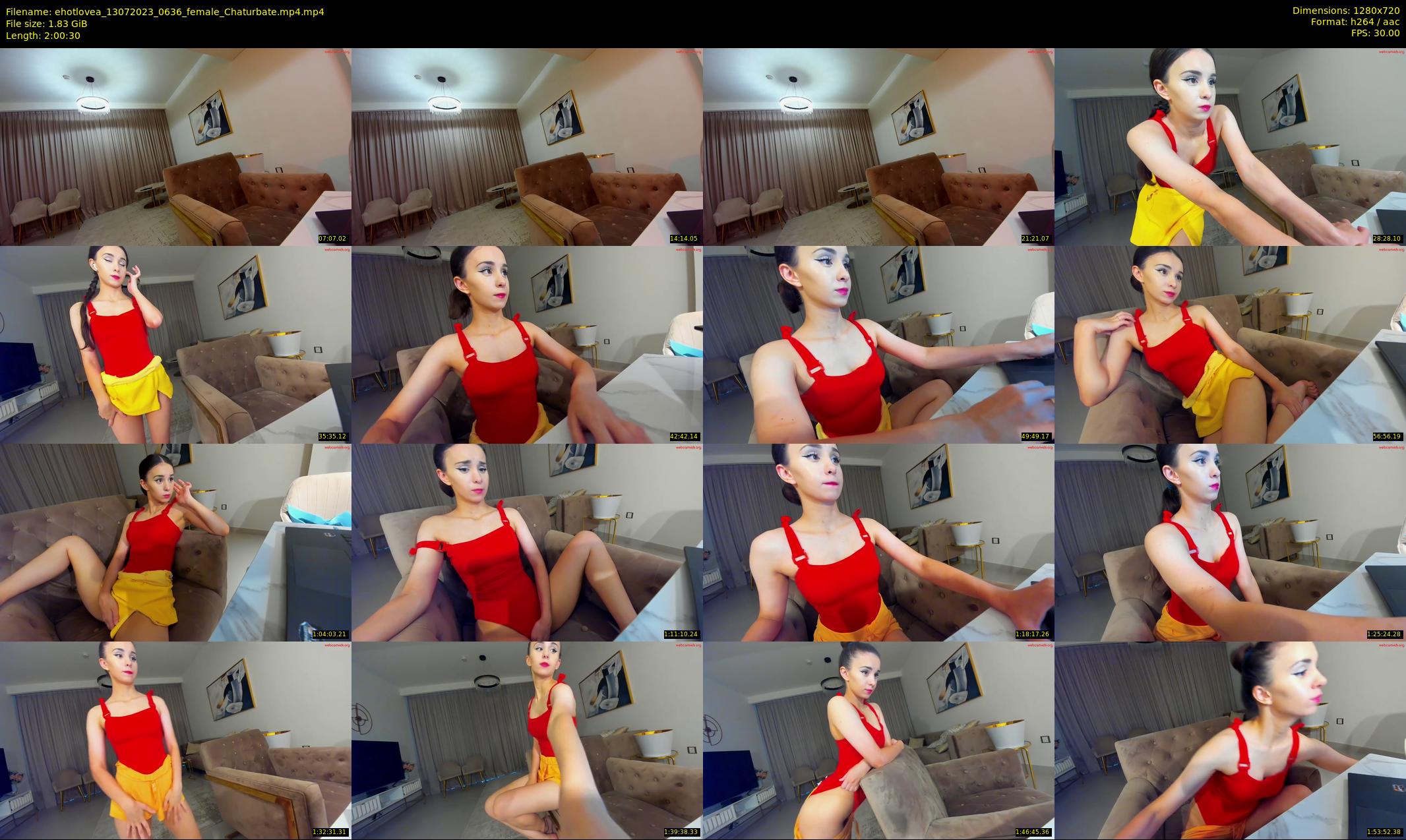 ehotlovea — 121 minute Chaturbate female cam show recording, 720p, Jul 13, 2023