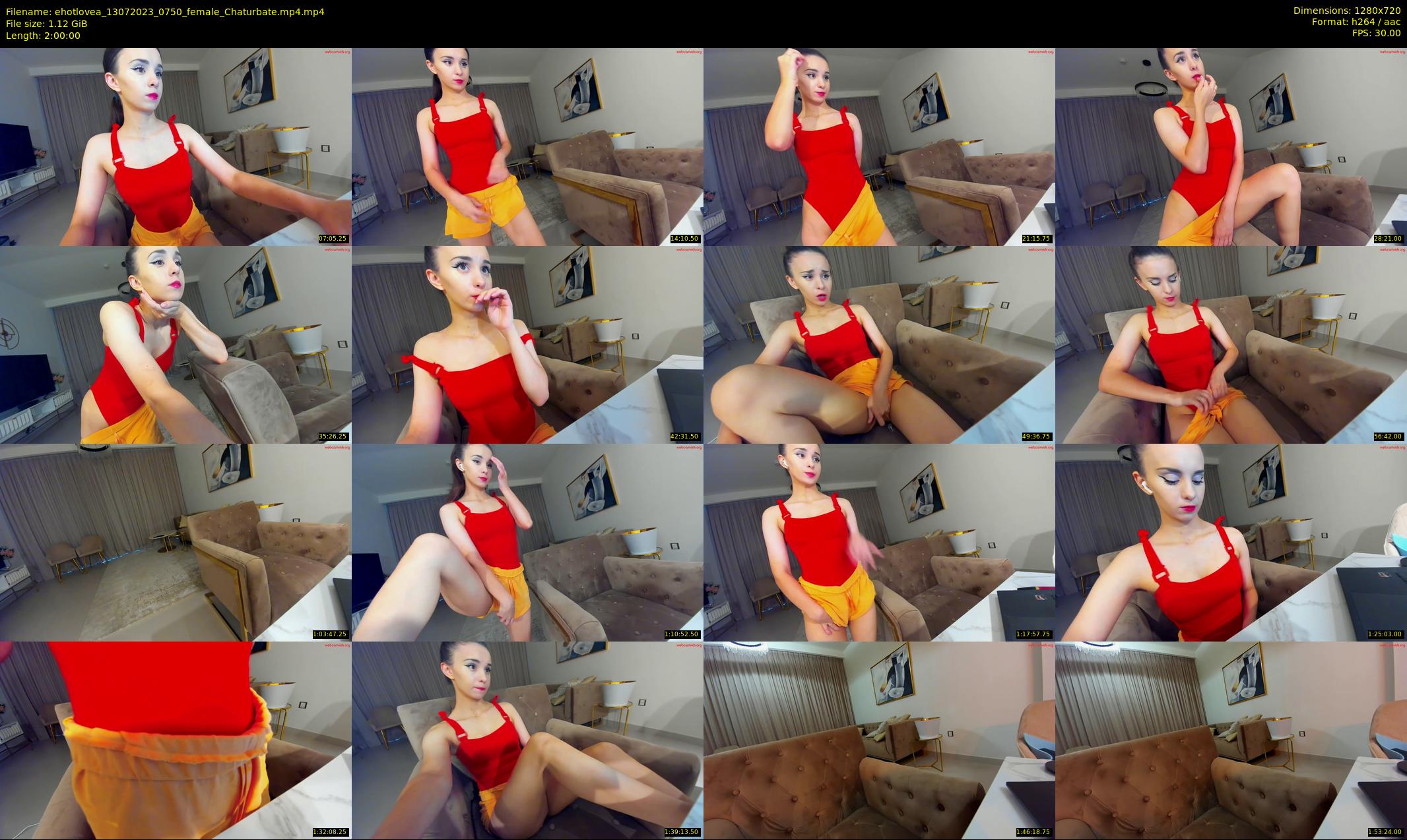 ehotlovea — 120 minute Chaturbate female cam show recording, 720p, Jul 13, 2023