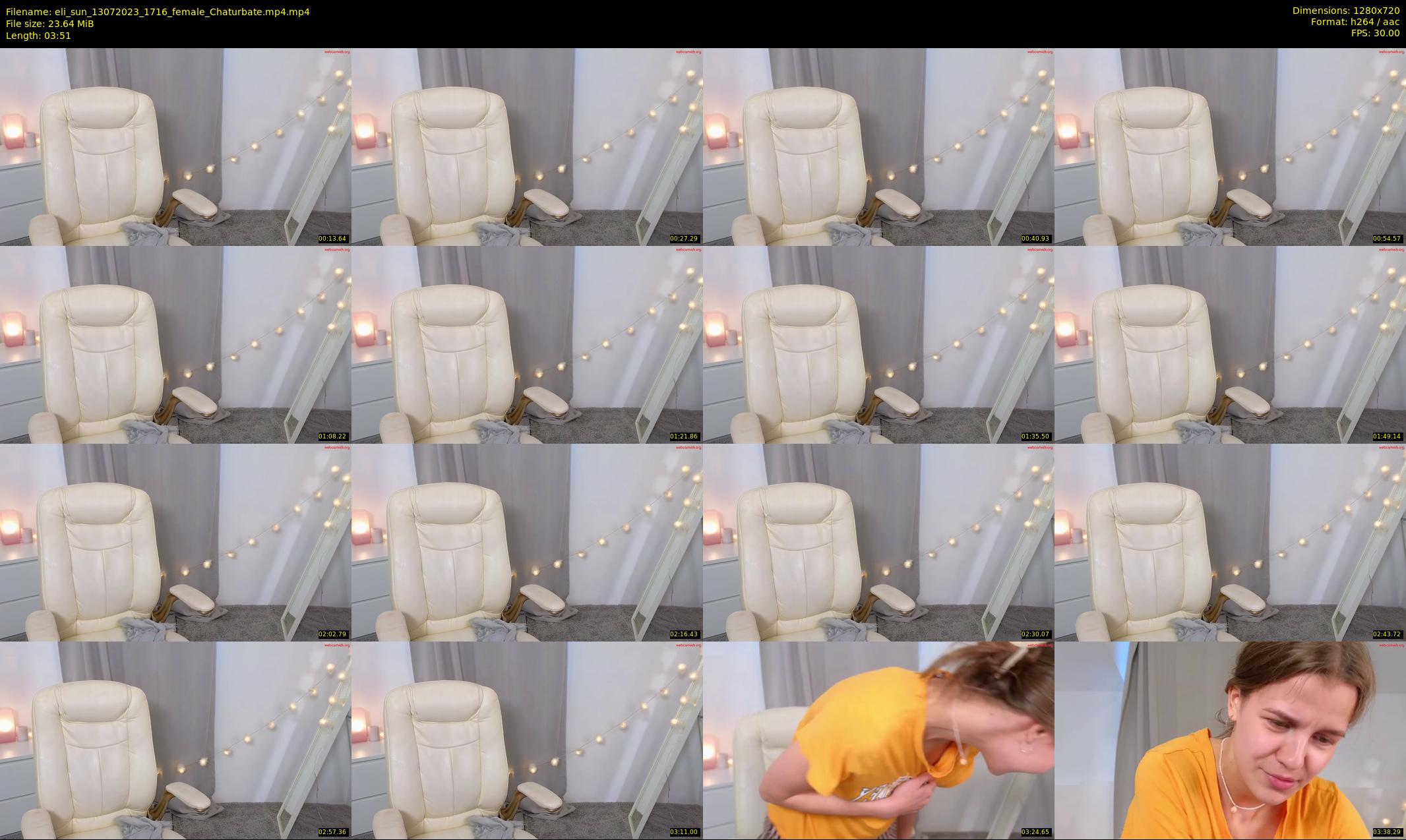 eli_sun — 4 minute Chaturbate female cam show recording, 720p, Jul 13, 2023