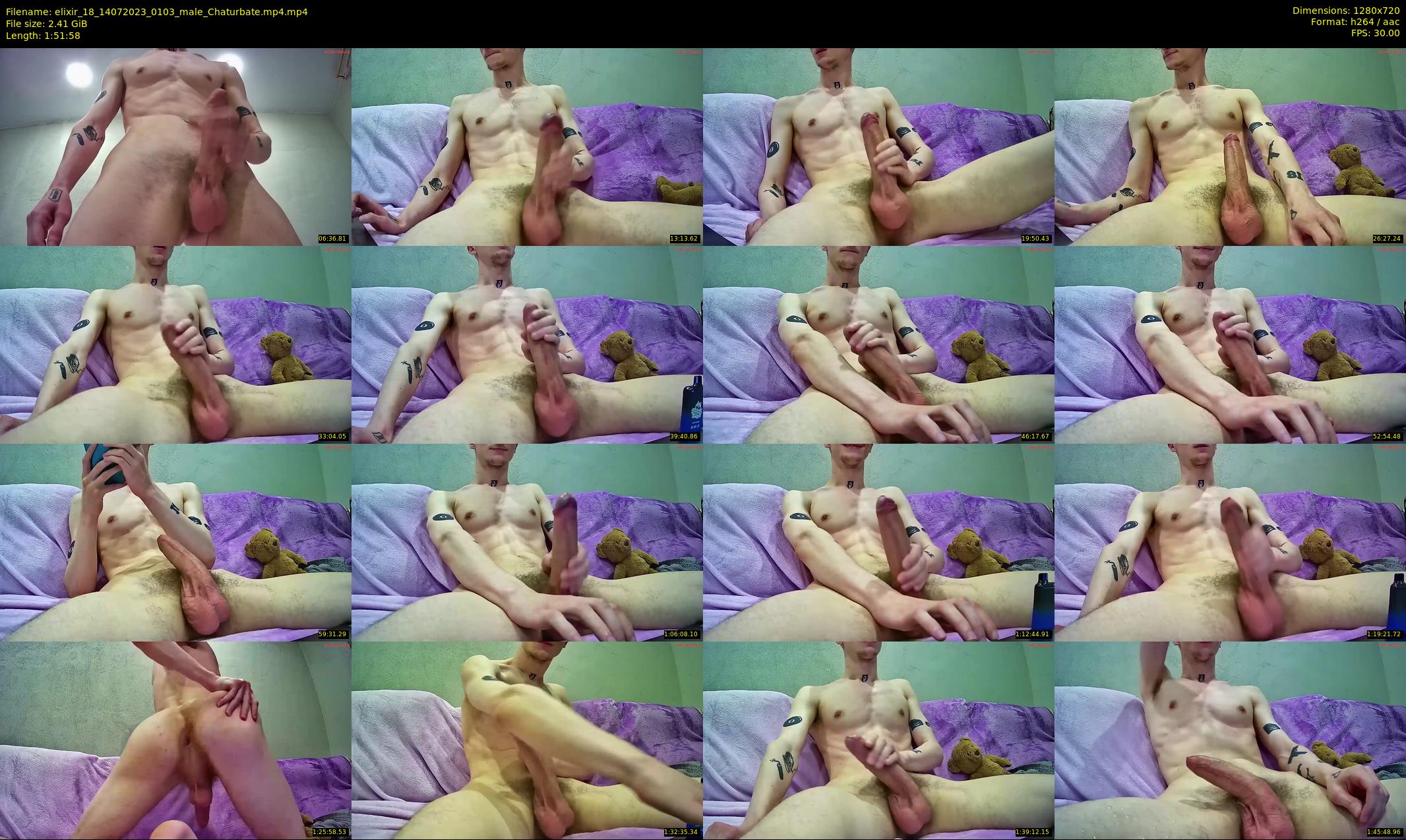 elixir_18 — 112 minute Chaturbate male cam show recording, 720p, Jul 14, 2023