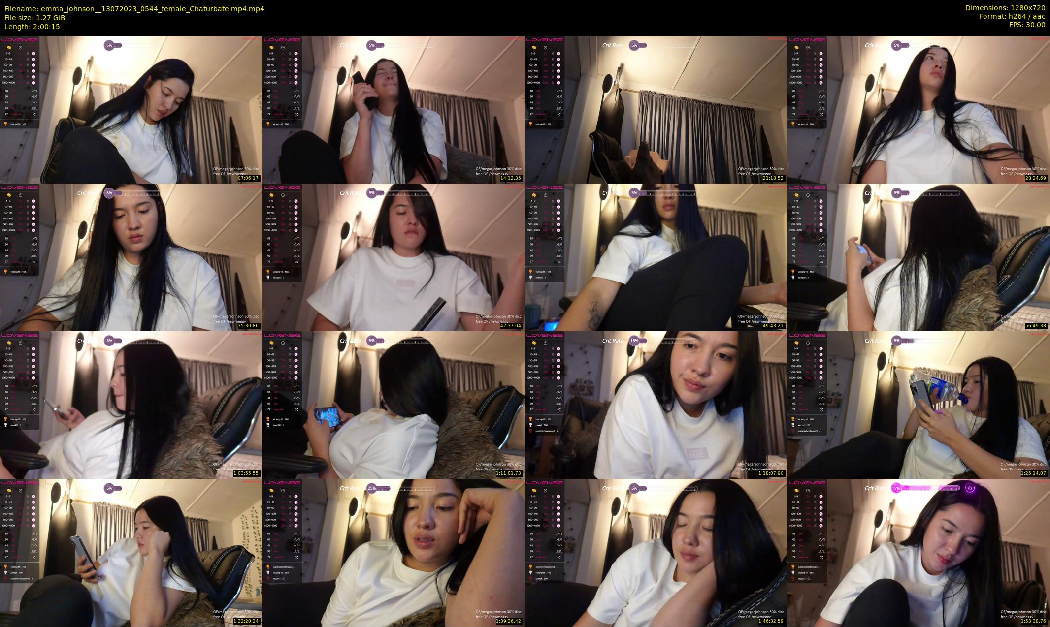emma_johnson_ — 121 minute Chaturbate female cam show recording, 720p, Jul 13, 2023