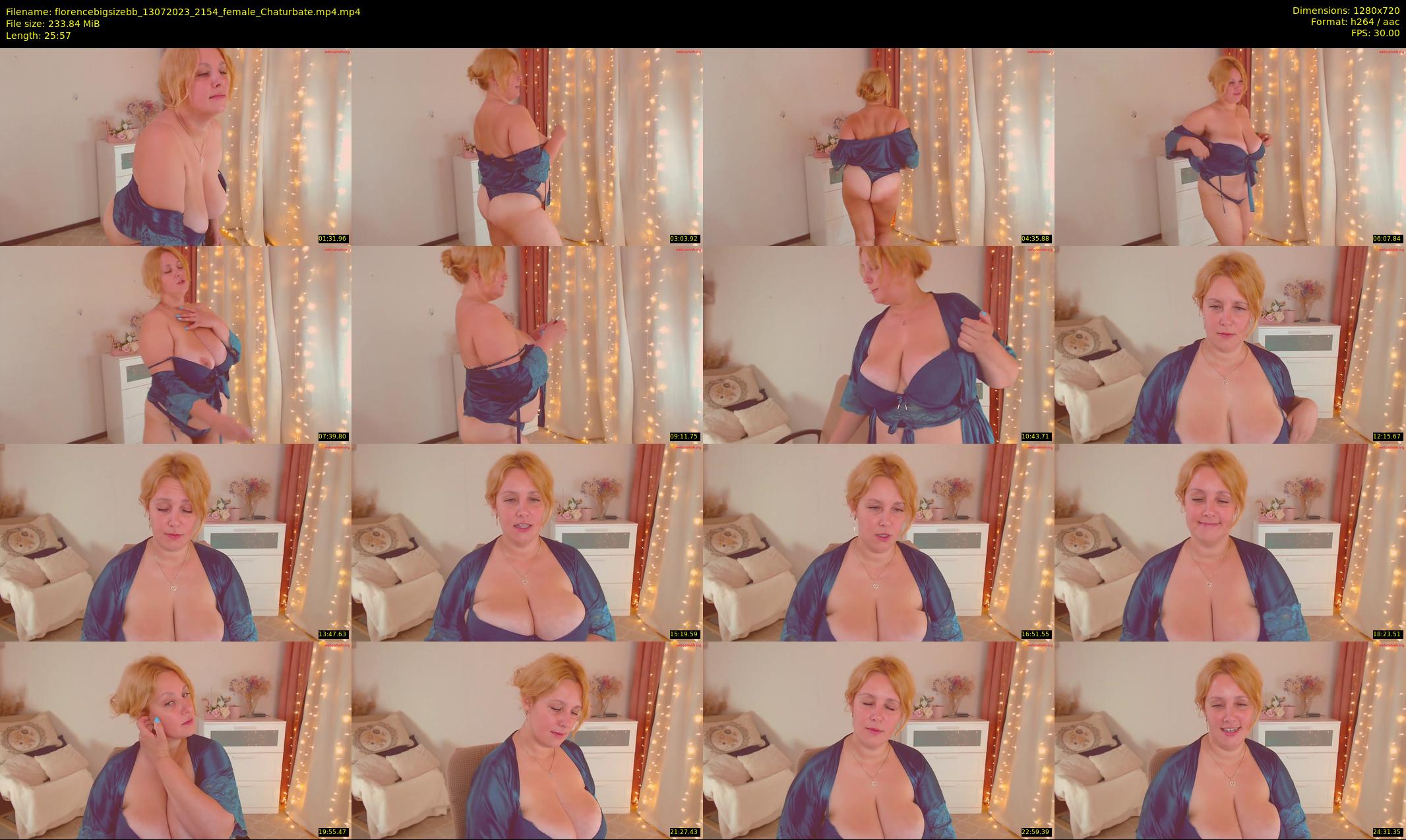 florencebigsizebb — 26 minute Chaturbate female cam show recording, 720p, Jul 13, 2023
